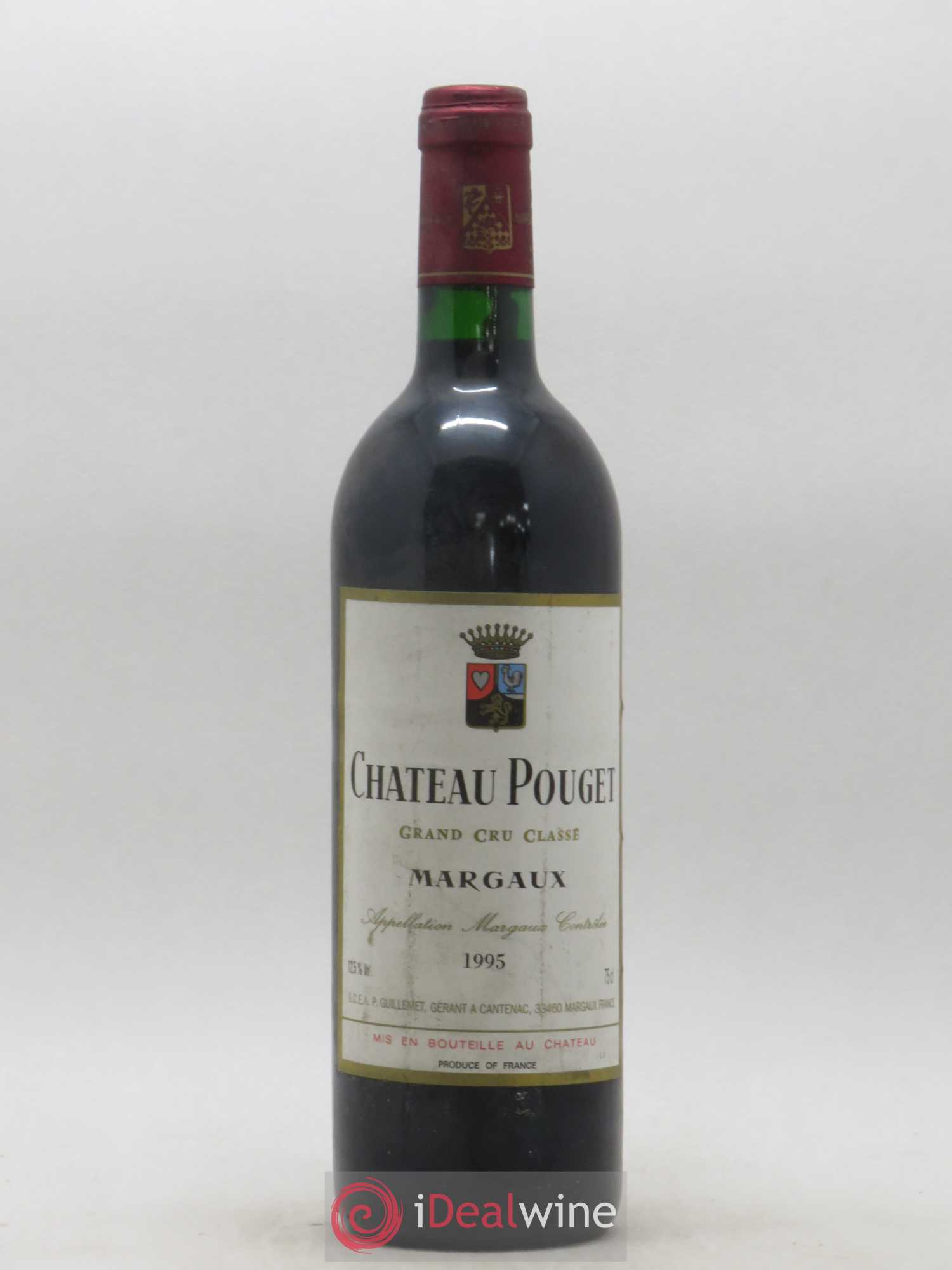 Château Pouget 4ème Grand Cru Classé 1995 - Lot de 1 bouteille - 0