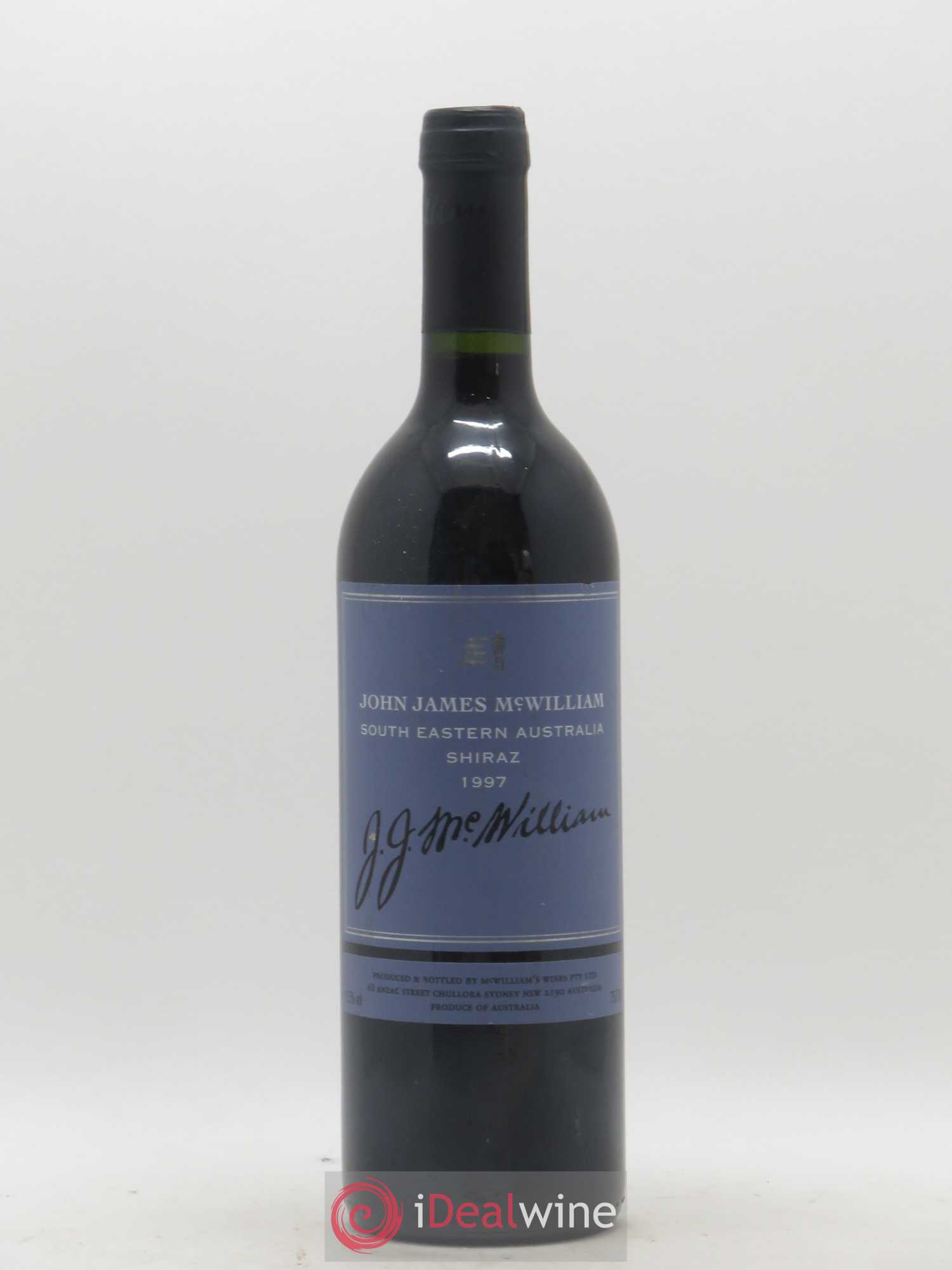 Australie Shiraz South Eastern Australie John James Mc William 1997 - Posten von 1 Flasche - 0