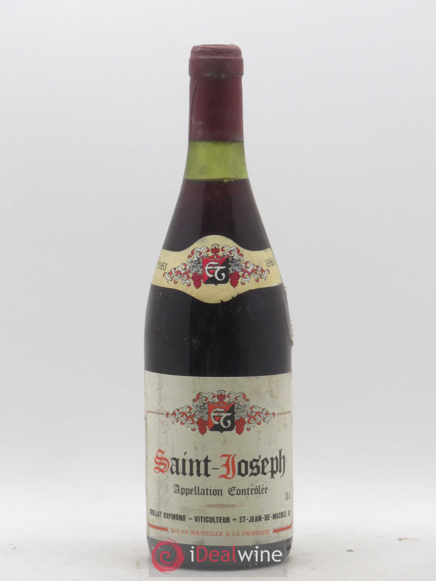 Saint-Joseph Raymond Trollat 1983 - Lot de 1 bouteille - 0
