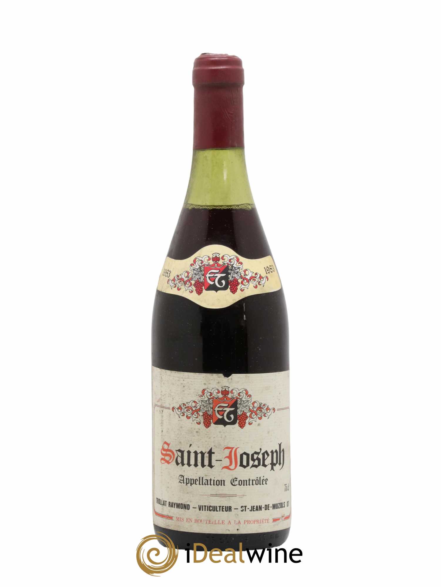 Saint-Joseph Raymond Trollat 1983 - Lot de 1 bouteille - 0