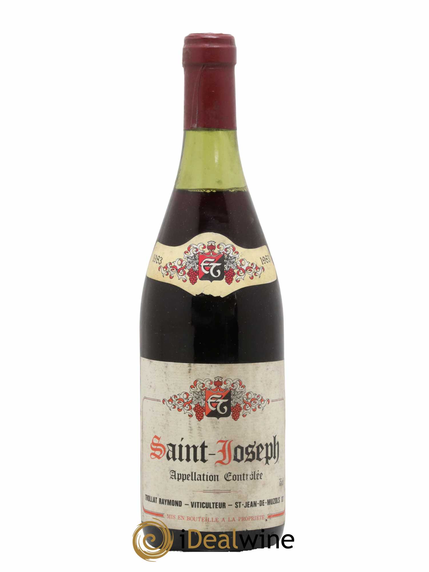 Saint-Joseph Raymond Trollat 1983 - Lot de 1 bouteille - 0