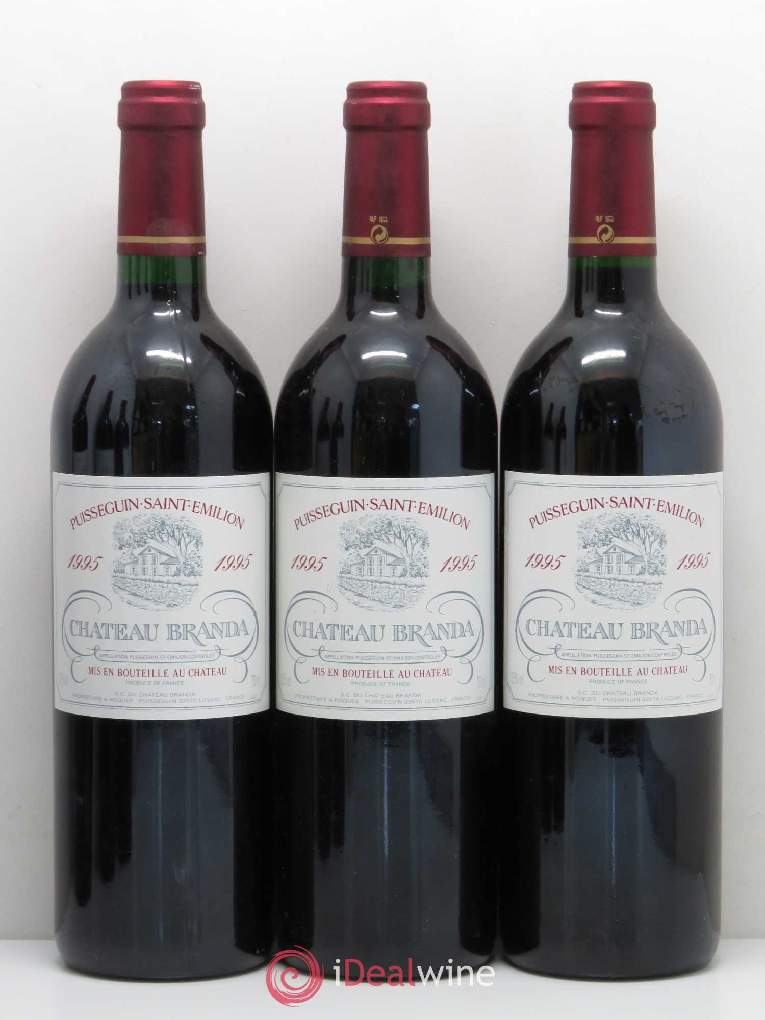 Château Branda 1995 - Lot de 6 bouteilles - 1