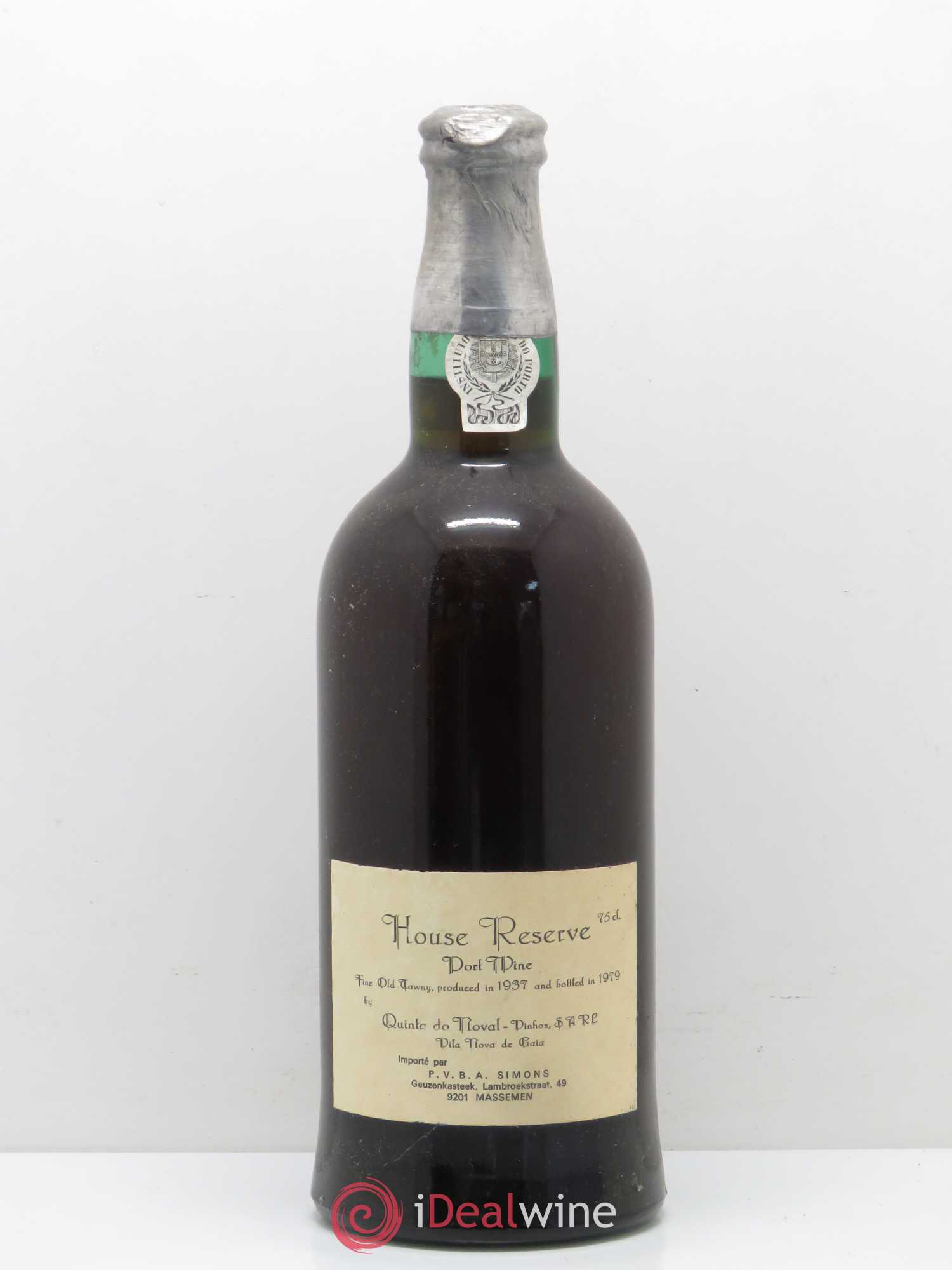 Porto Quinta Do Noval Vintage Fine Old Tawny  House Reserve 1937 - Lot de 1 bouteille - 1