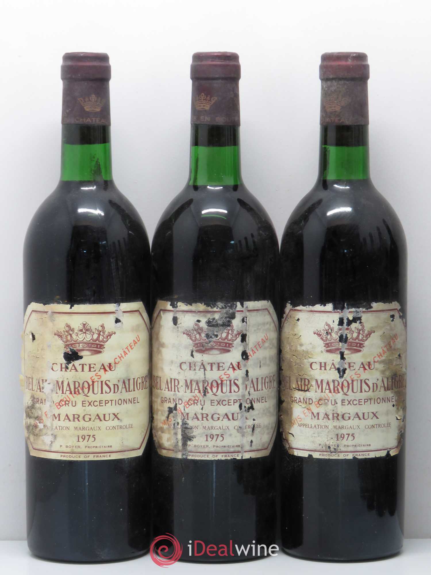 Château Bel Air Marquis d'Aligre 1975 - Lot de 12 bouteilles - 2