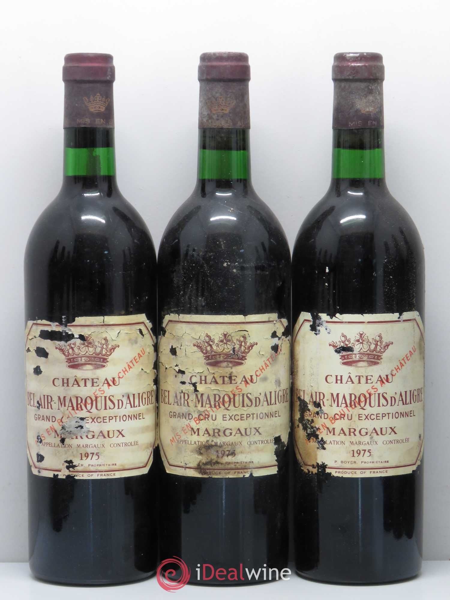 Château Bel Air Marquis d'Aligre 1975 - Lot de 12 bouteilles - 3