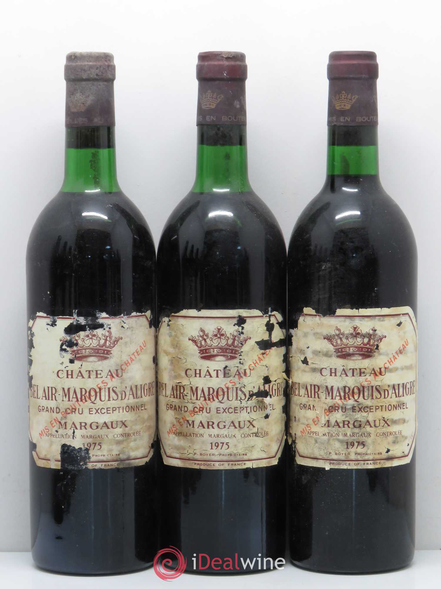 Château Bel Air Marquis d'Aligre 1975 - Lot de 12 bouteilles - 4