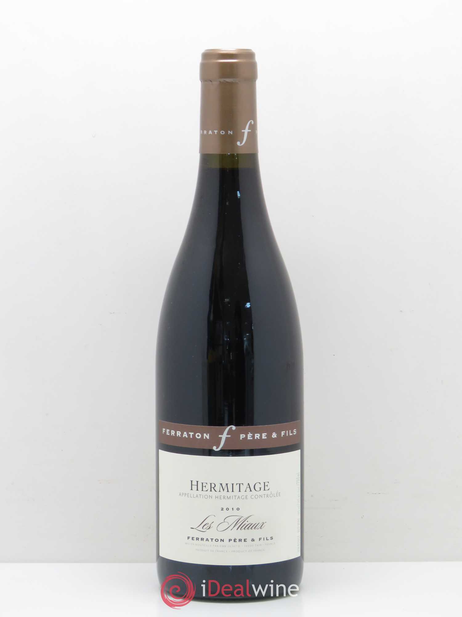 Hermitage Les Miaux Ferraton Père et Fils (Domaine) 2010 - Lot de 1 bouteille - 0