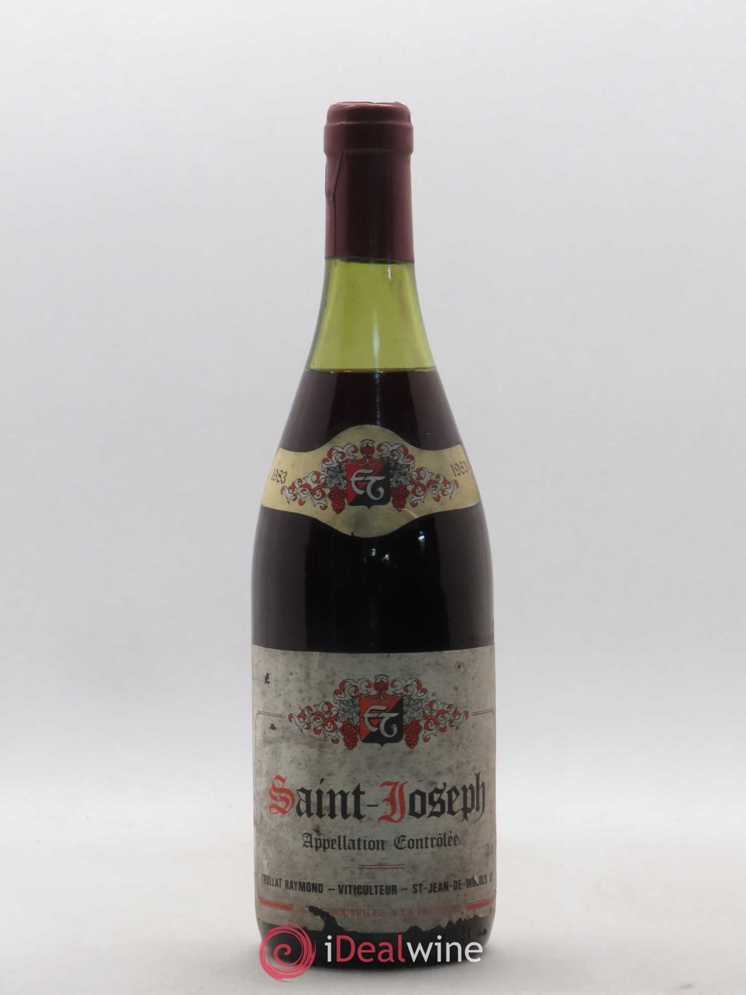 Saint-Joseph Raymond Trollat 1983 - Lot de 1 bouteille - 0