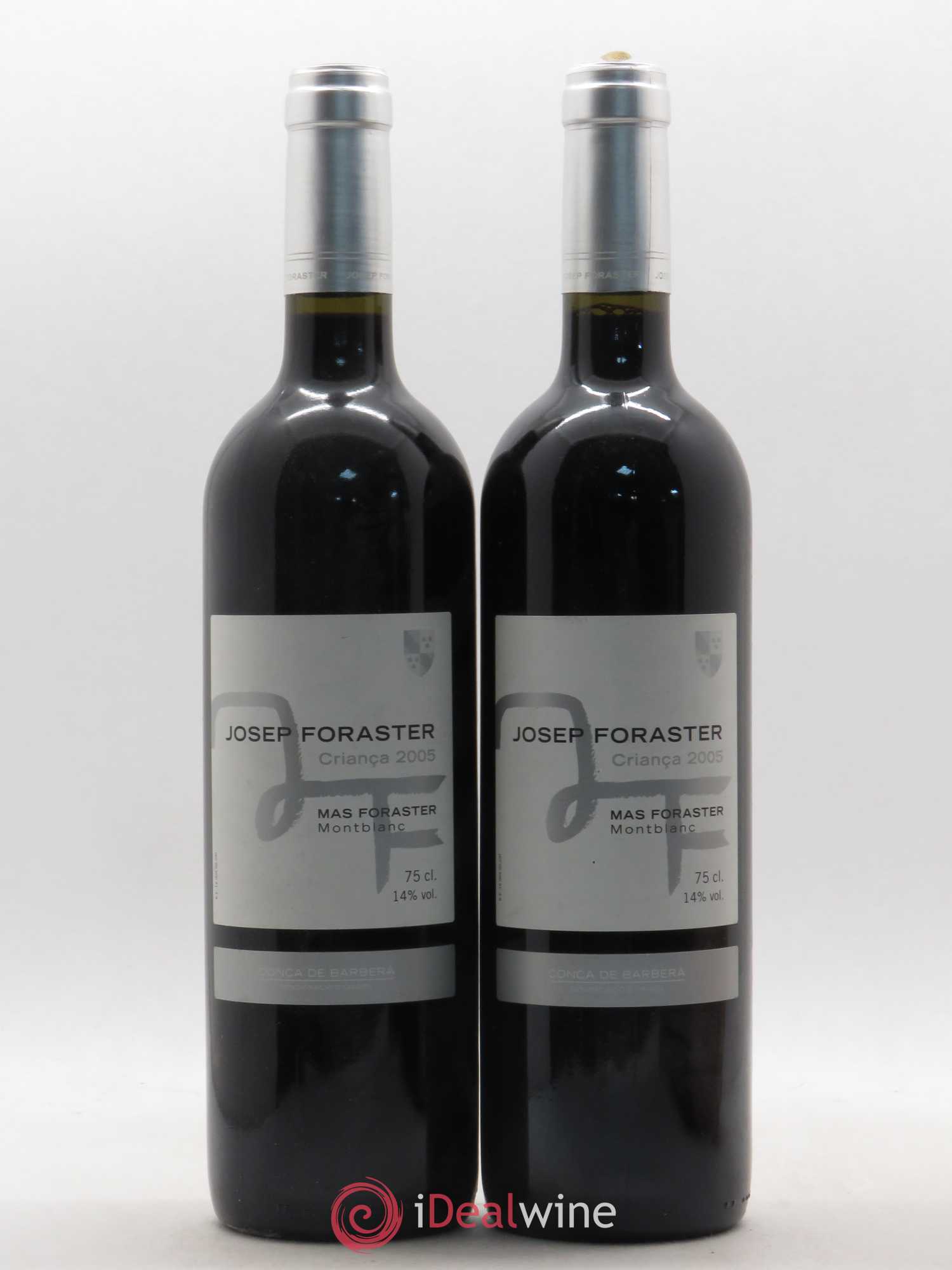 Espagne Conca de Barbera Mas Foraster Montblanc (sans prix de réserve) 2005 - Posten von 2 Flaschen - 0