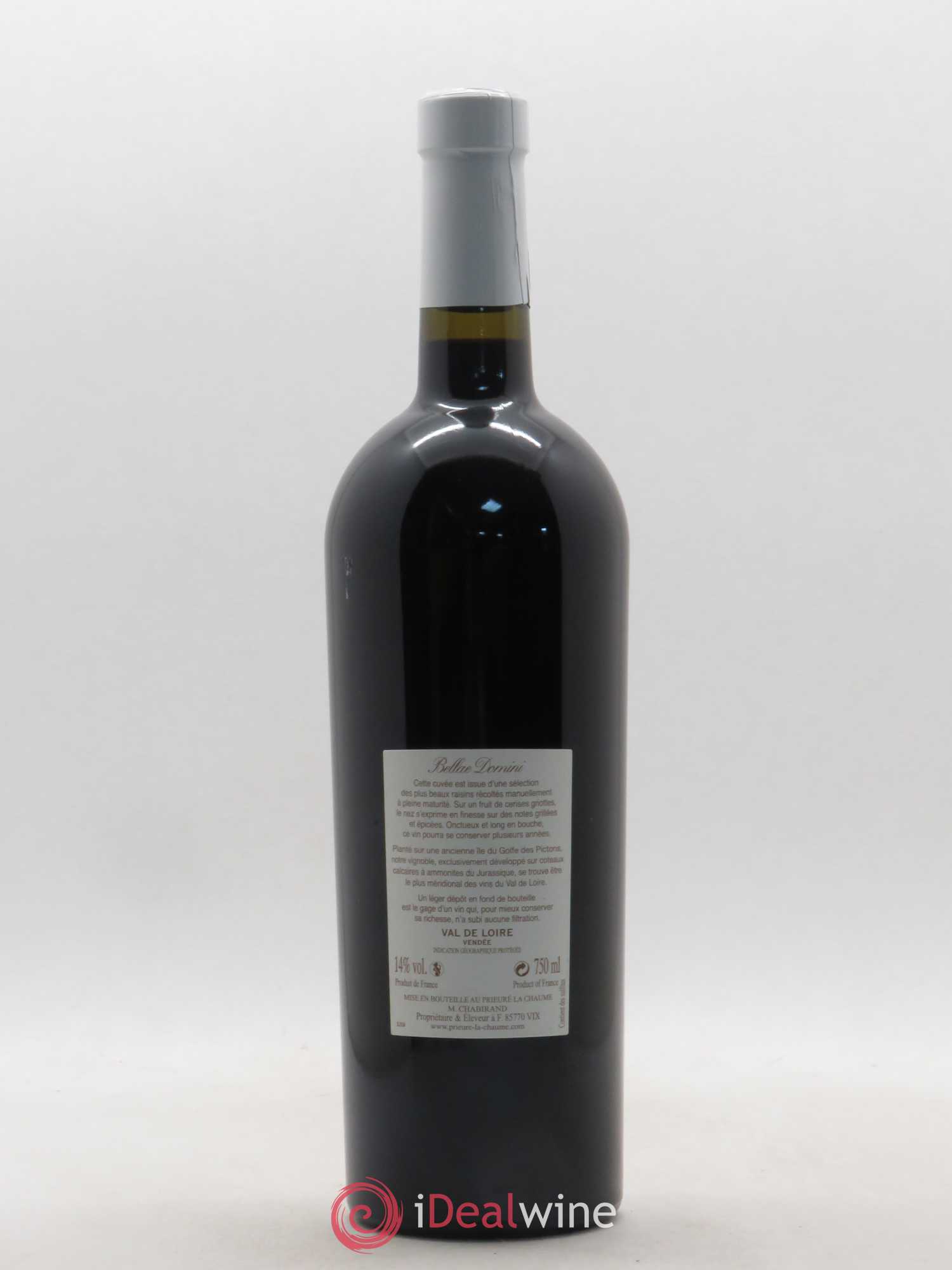 Val de Loire La Chaume Bellae Domini Merlot Domaine Prieure 2014 - Posten von 1 Flasche - 1
