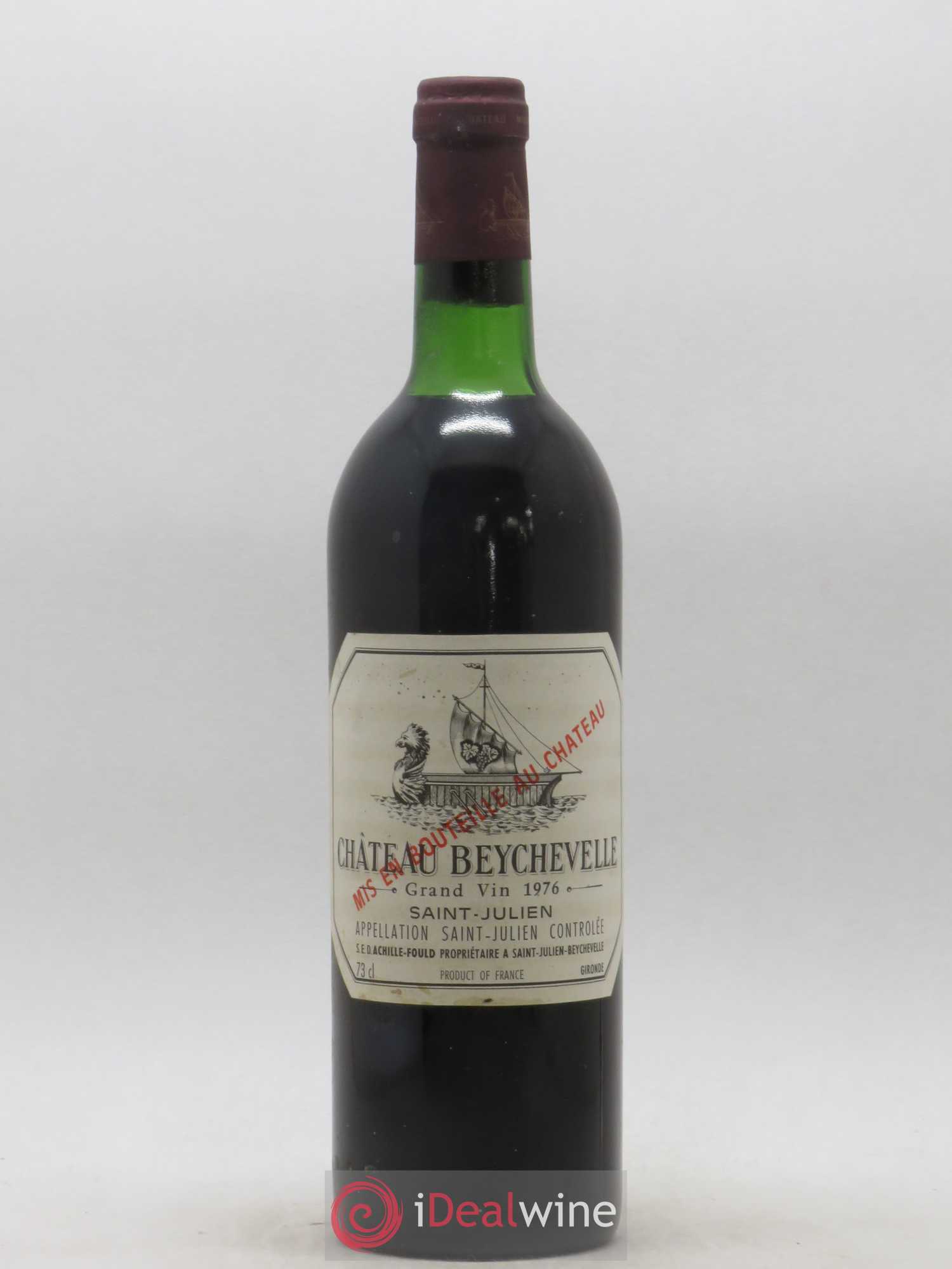 Château Beychevelle 4ème Grand Cru Classé 1976 - Lot de 1 bouteille - 0