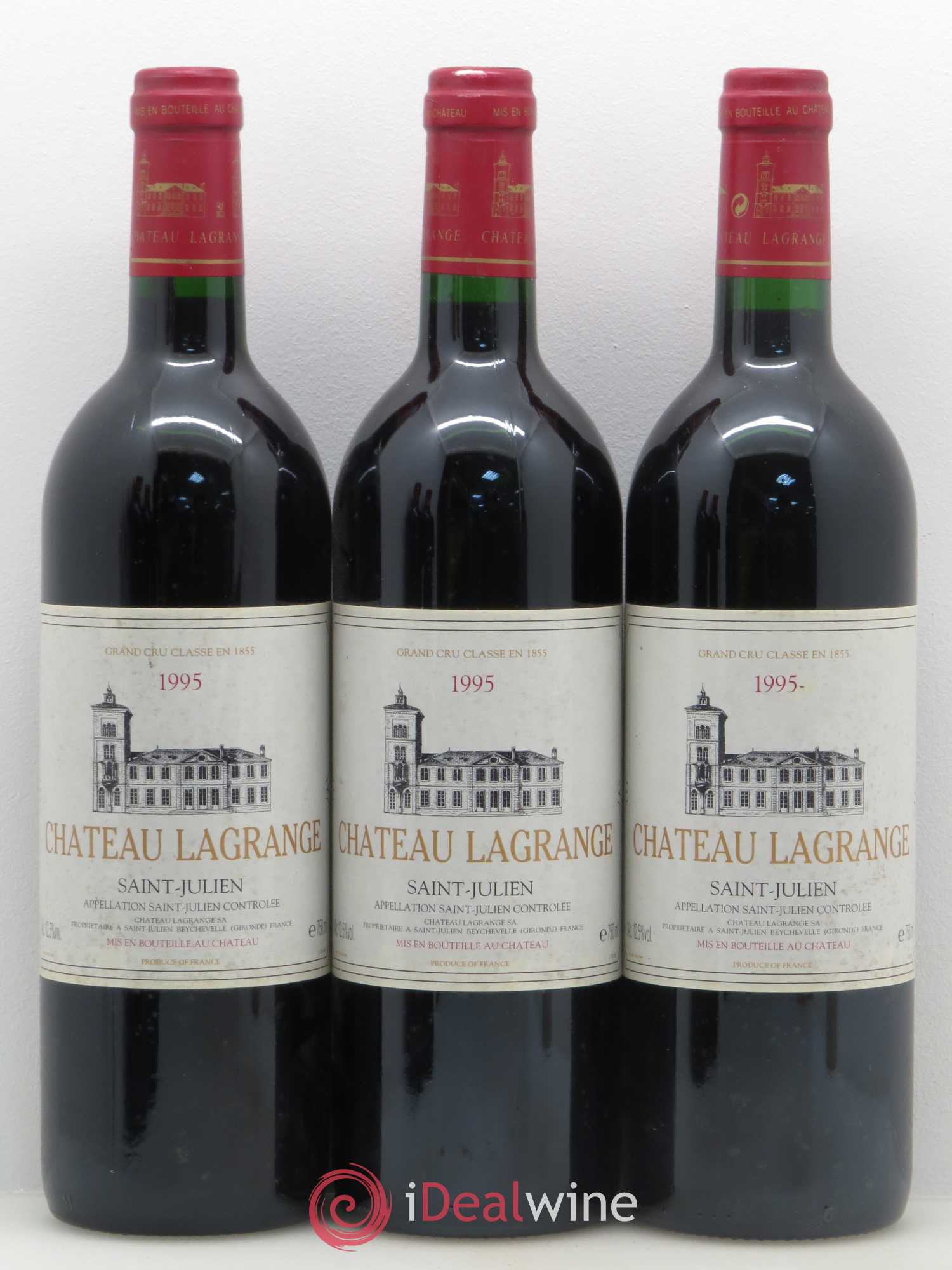Château Lagrange 3ème Grand Cru Classé 1995 - Lot de 5 bouteilles - 1