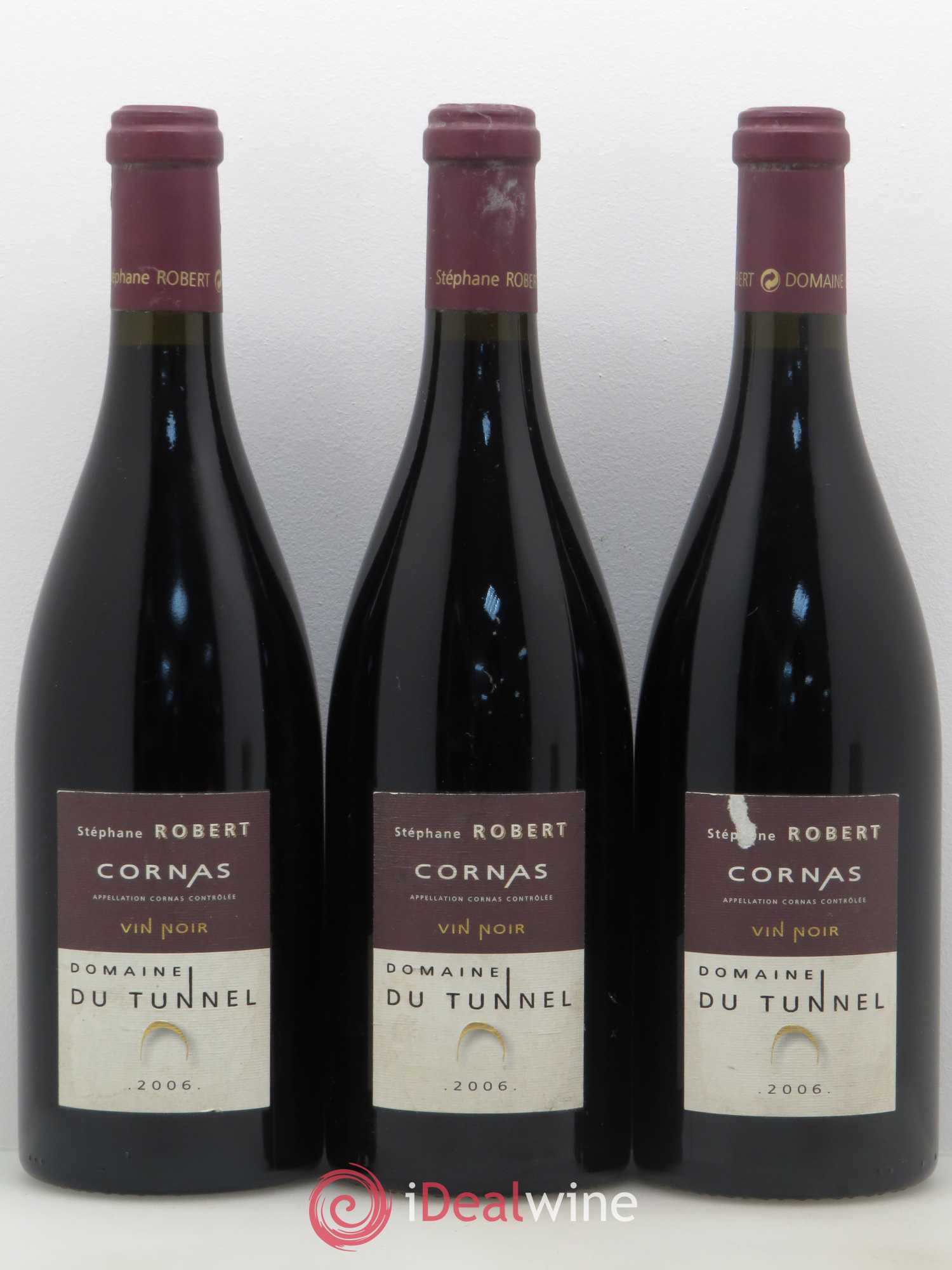 Cornas Vin Noir Tunnel (Domaine du) 2006 - Lot de 3 bouteilles - 0