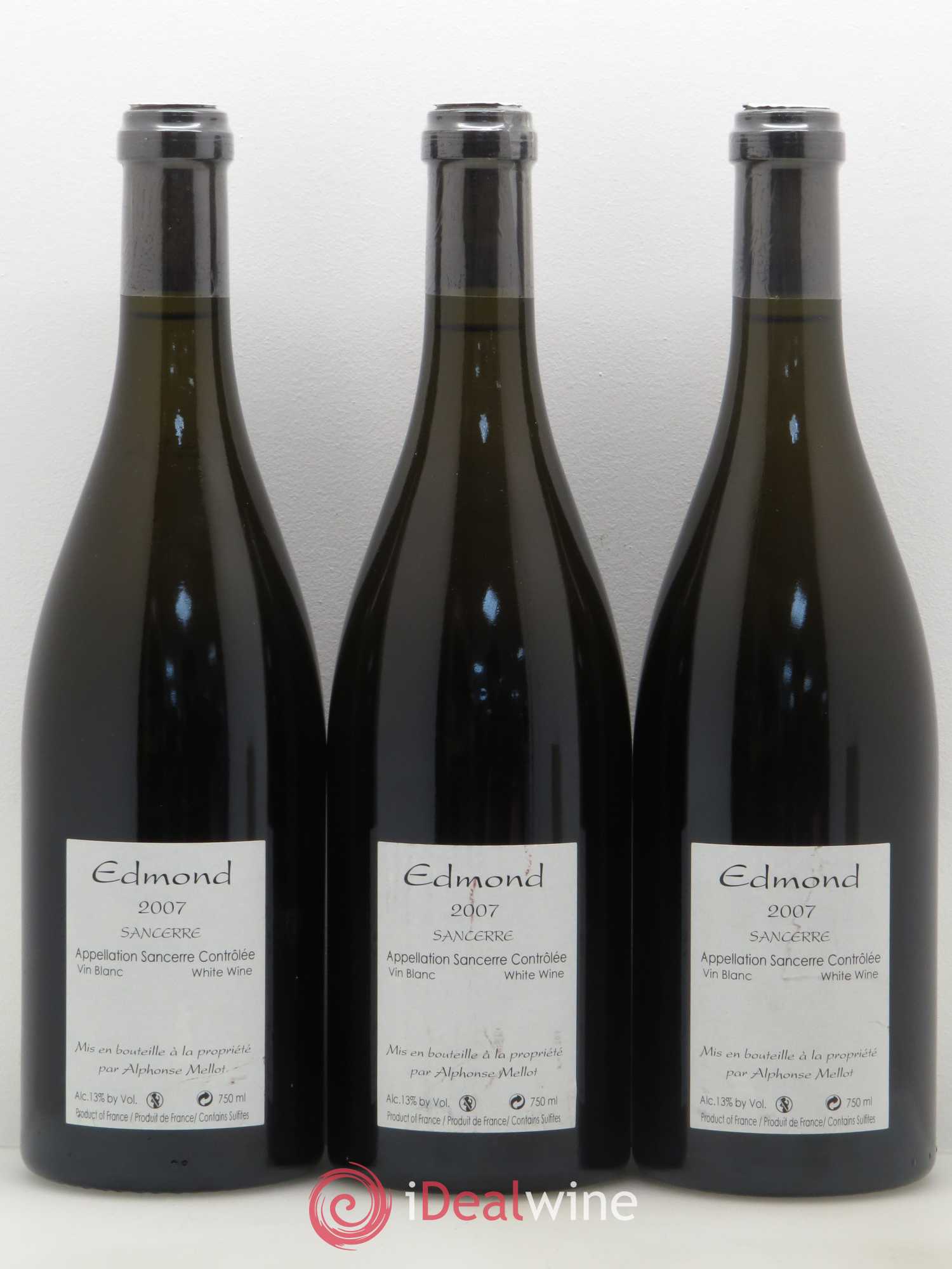 Sancerre Cuvée Edmond Alphonse Mellot 2007 - Lot de 3 bouteilles - 1