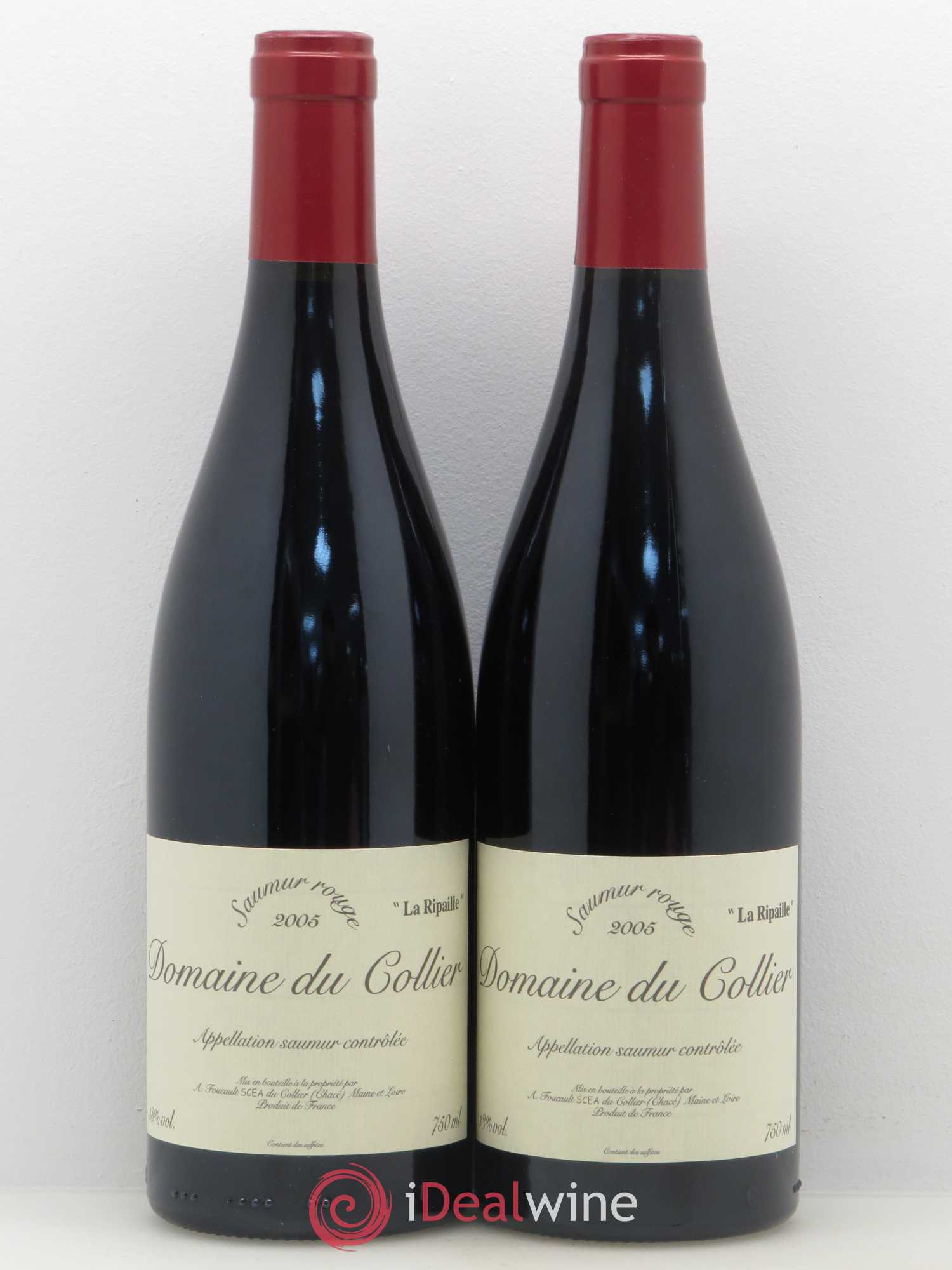 Saumur La Ripaille Domaine du Collier 2005 - Lot de 5 bouteilles - 2