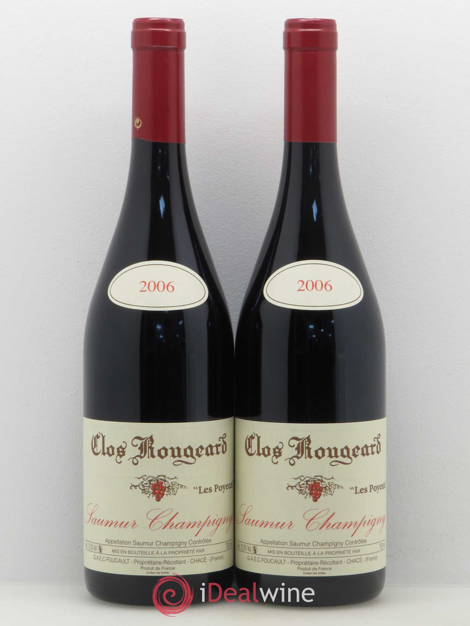 Saumur-Champigny Les Poyeux Clos Rougeard 2006 - Lot de 2 bouteilles - 0
