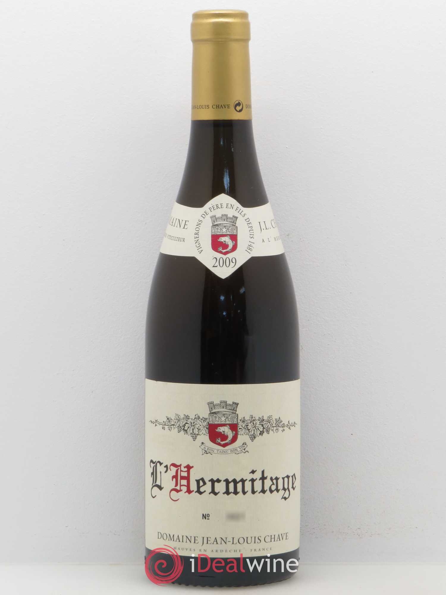Hermitage Jean-Louis Chave 2009 - Lot de 1 bouteille - 0