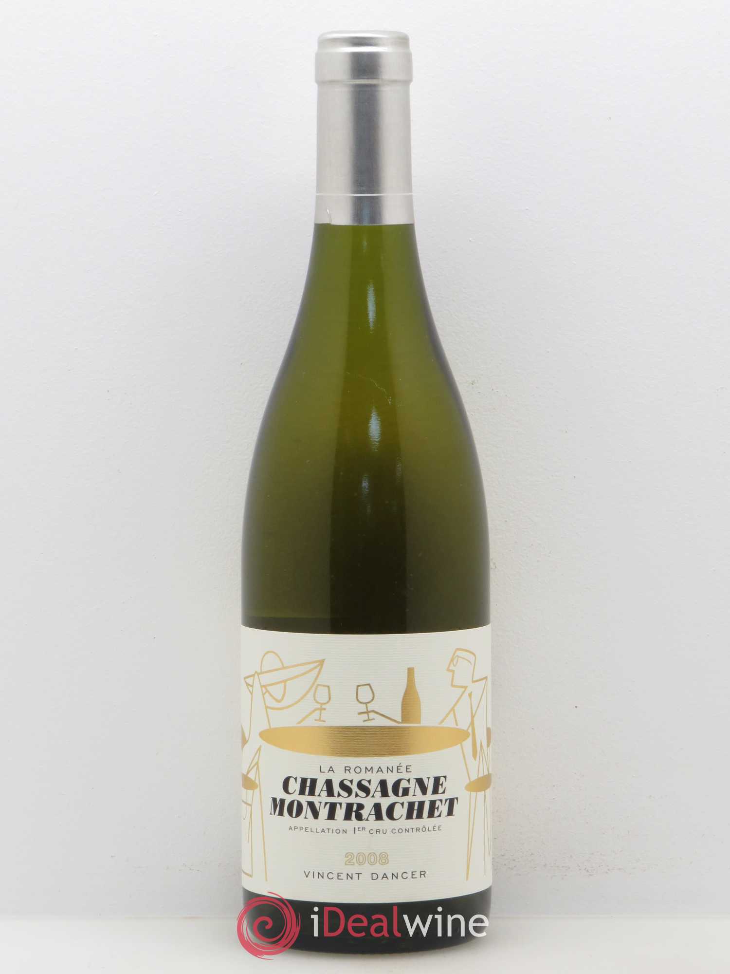 Chassagne-Montrachet 1er Cru La Romanée Vincent Dancer 2008 - Lot de 1 bouteille - 0
