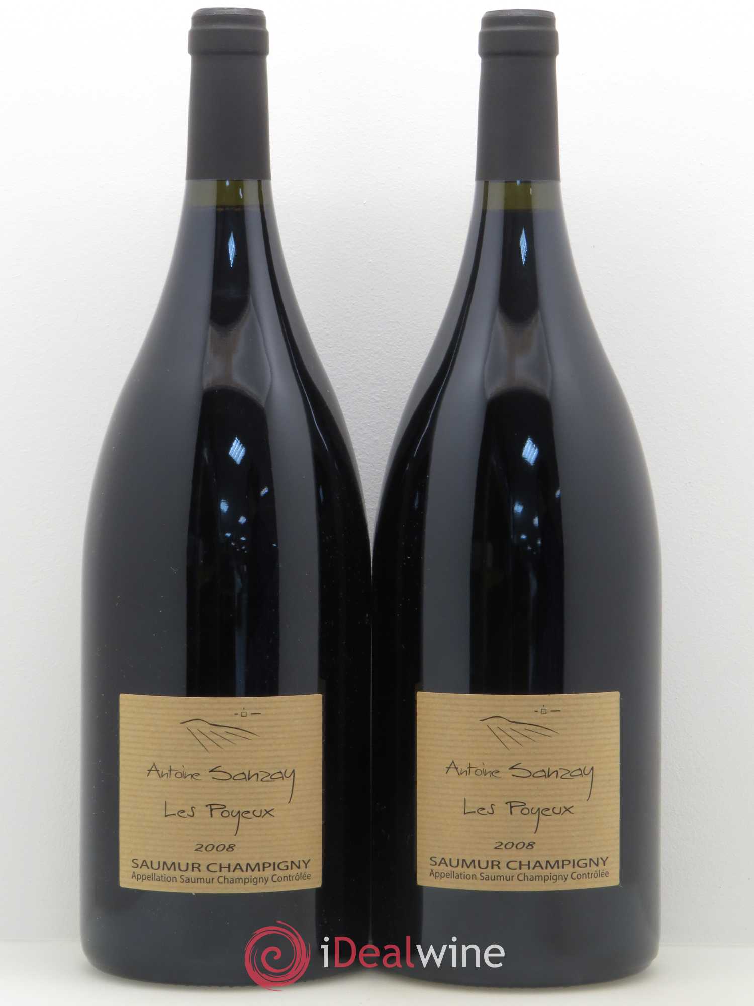 Saumur-Champigny Les Poyeux Antoine Sanzay 2008 - Lot de 2 magnums - 0