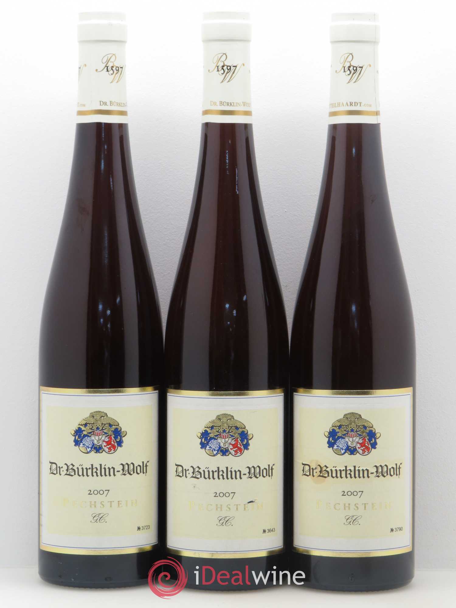 Riesling Grand Cru Forster Pechstein Dr Burklin-Wolf 2007 - Posten von 3 Flaschen - 0