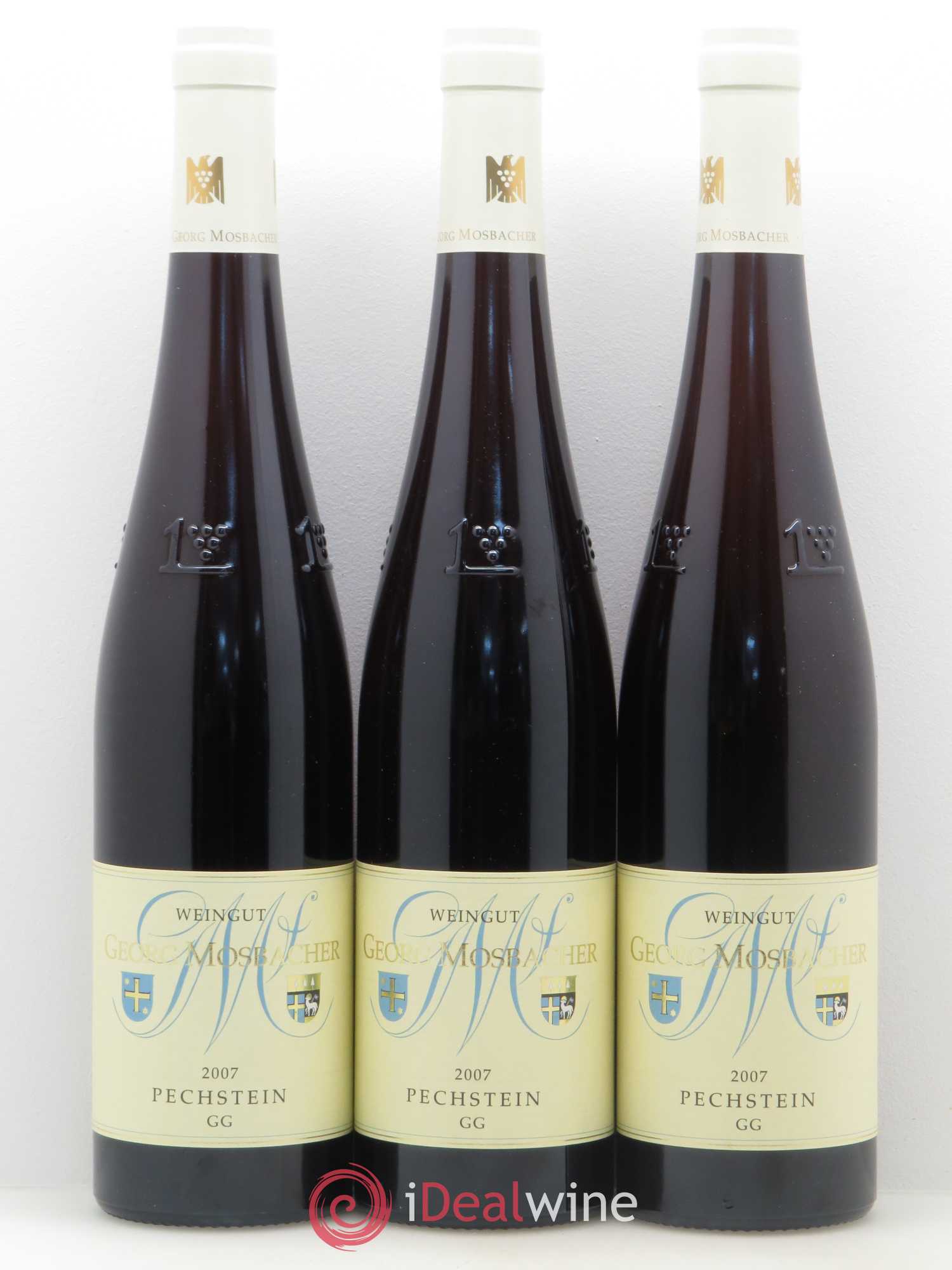 Riesling Pechstein Georg Mosbacher Pfalz 2007 - Posten von 3 Flaschen - 0