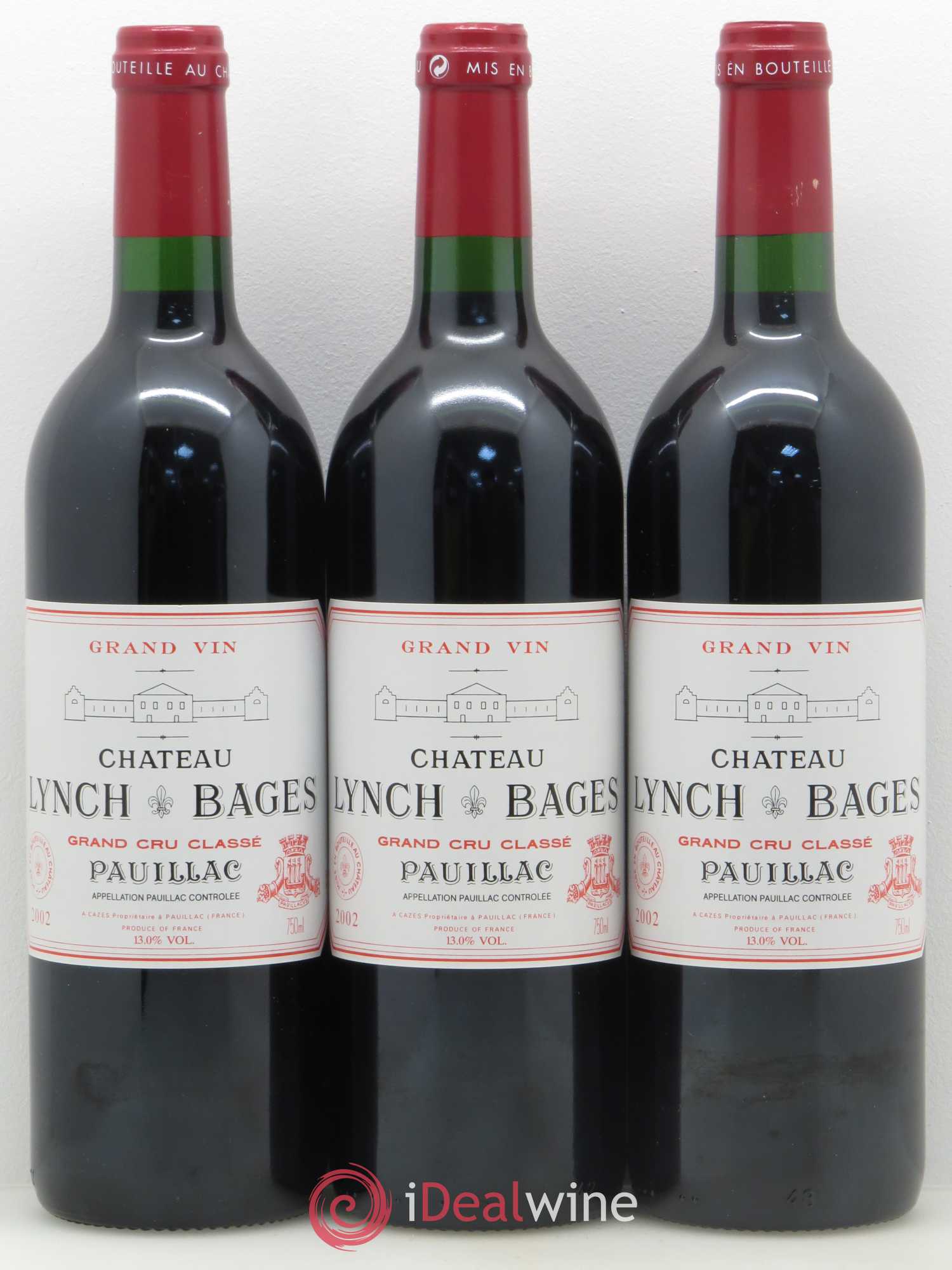Château Lynch Bages 5ème Grand Cru Classé 2002 - Lot de 12 bouteilles - 3