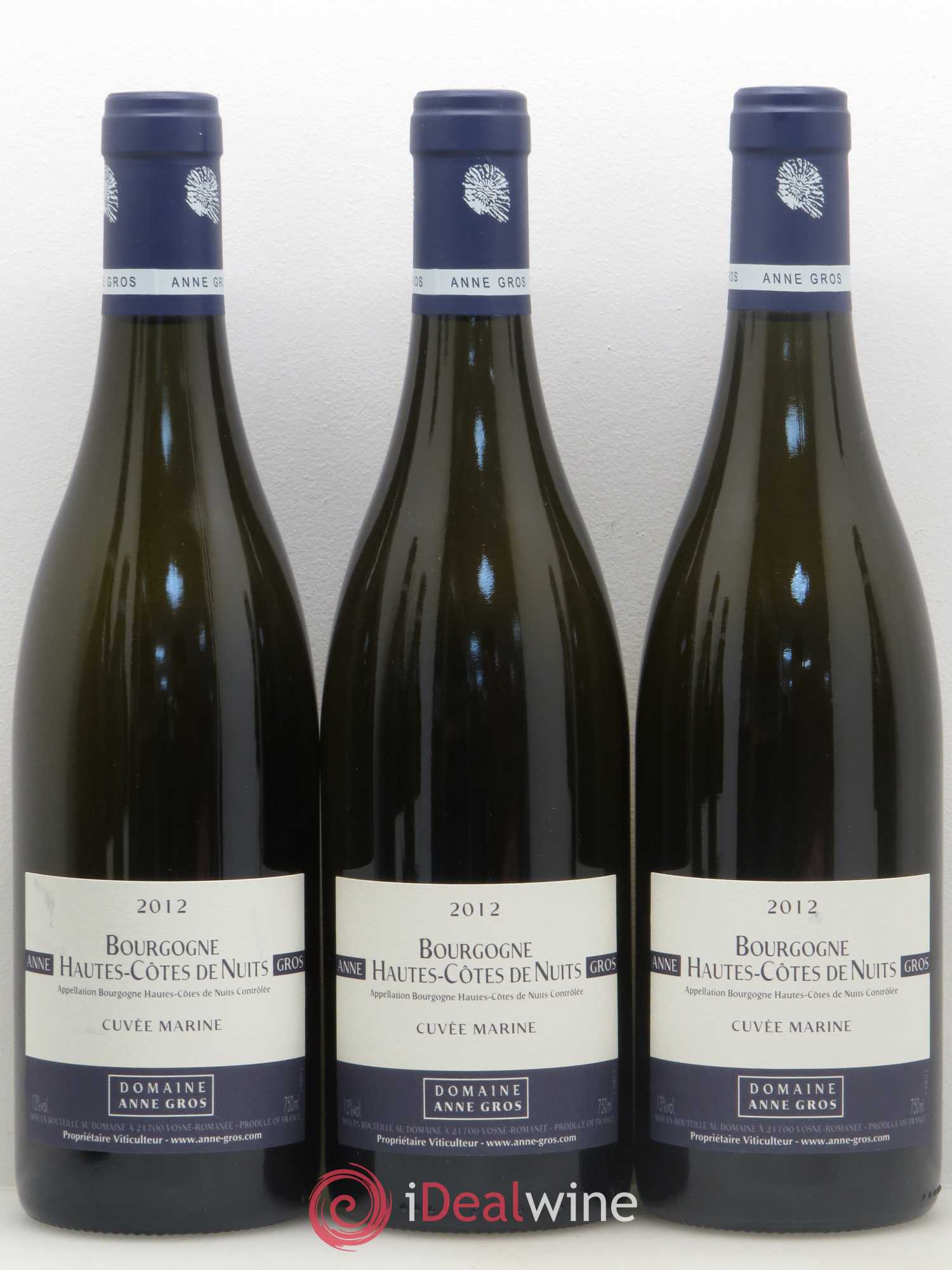 Hautes-Côtes de Nuits Cuvée Marine Anne Gros 2012 - Lot de 6 bouteilles - 1