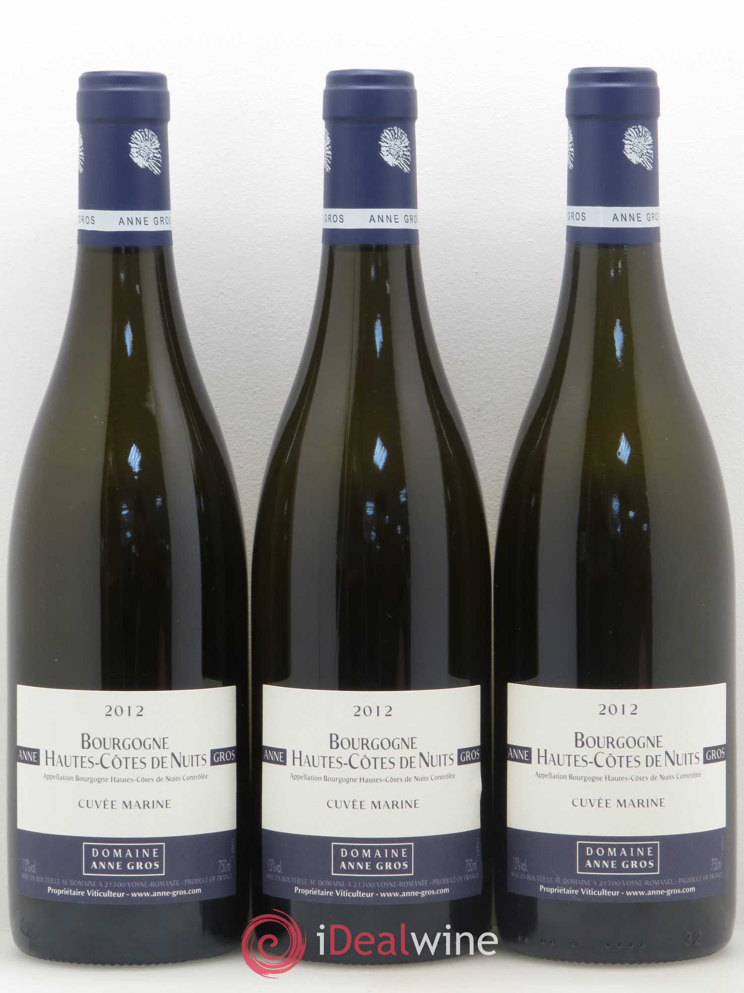 Hautes-Côtes de Nuits Cuvée Marine Anne Gros 2012 - Lot de 6 bouteilles - 2