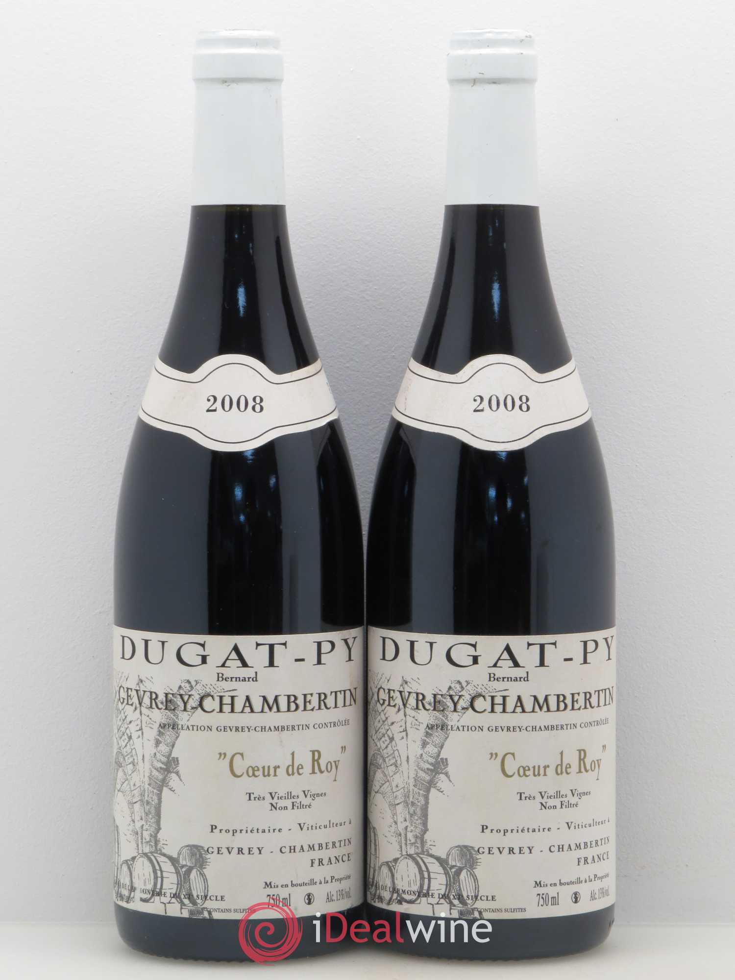 Gevrey-Chambertin Coeur de Roy Très Vieilles Vignes Dugat-Py Très Vieilles Vignes 2008 - Posten von 2 Flaschen - 0