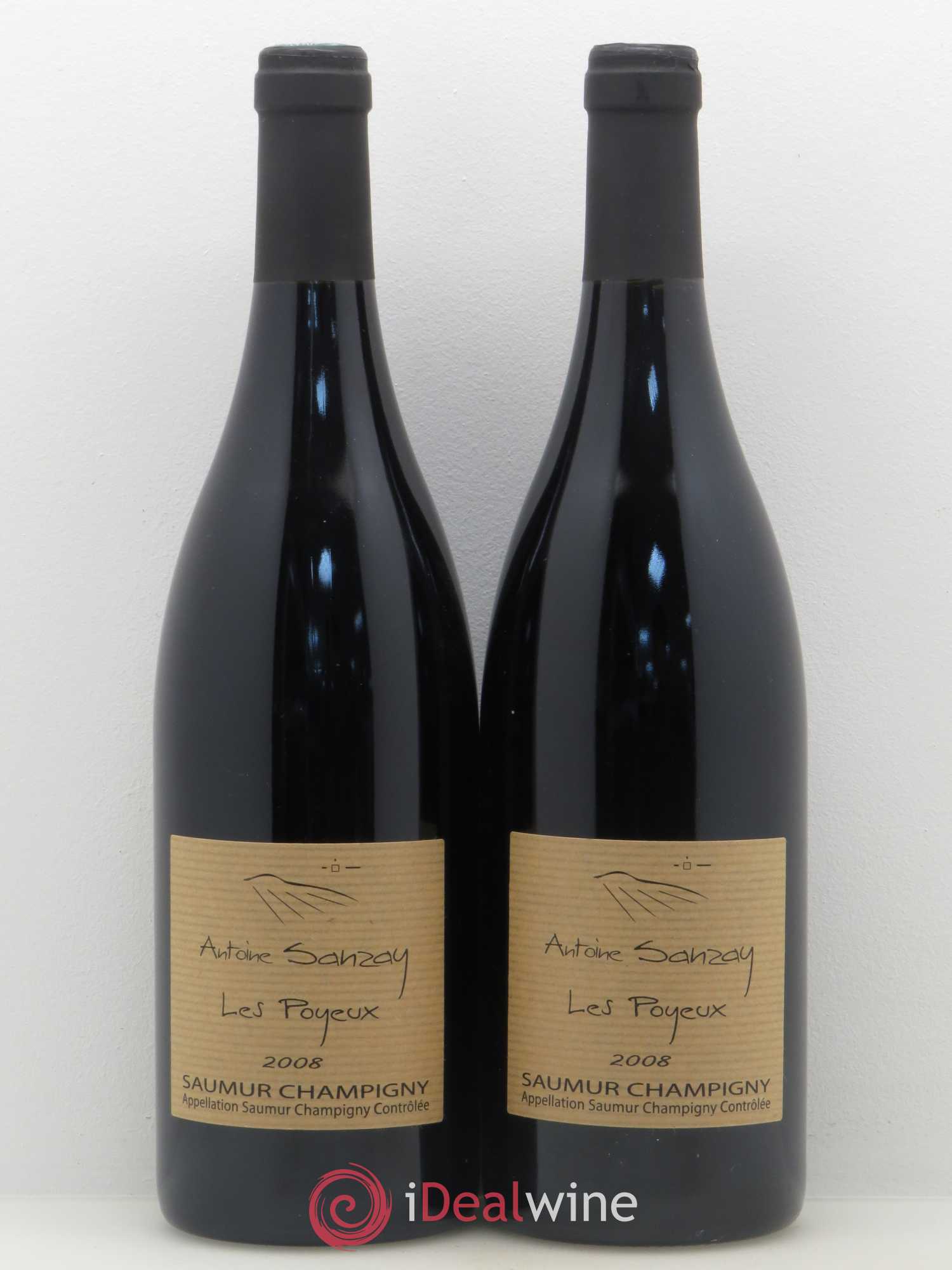 Saumur-Champigny Les Poyeux Antoine Sanzay 2008 - Lot de 2 bouteilles - 0