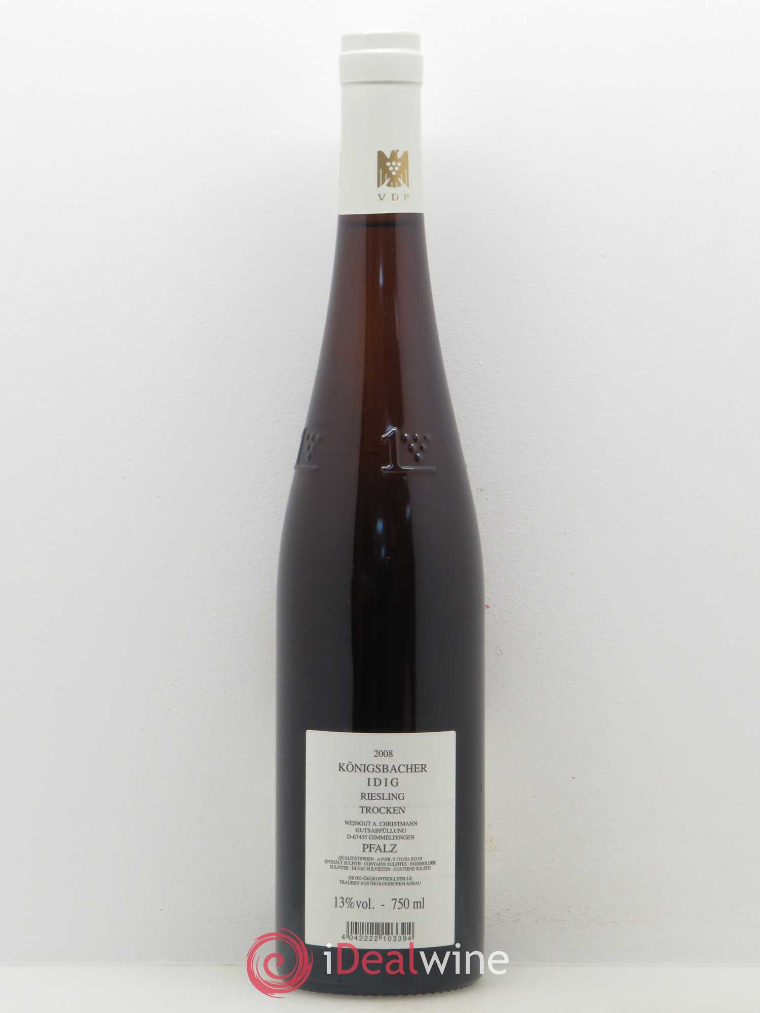Riesling Königsbacher Idig Trocken A. Christmann 2008 - Posten von 1 Flasche - 1