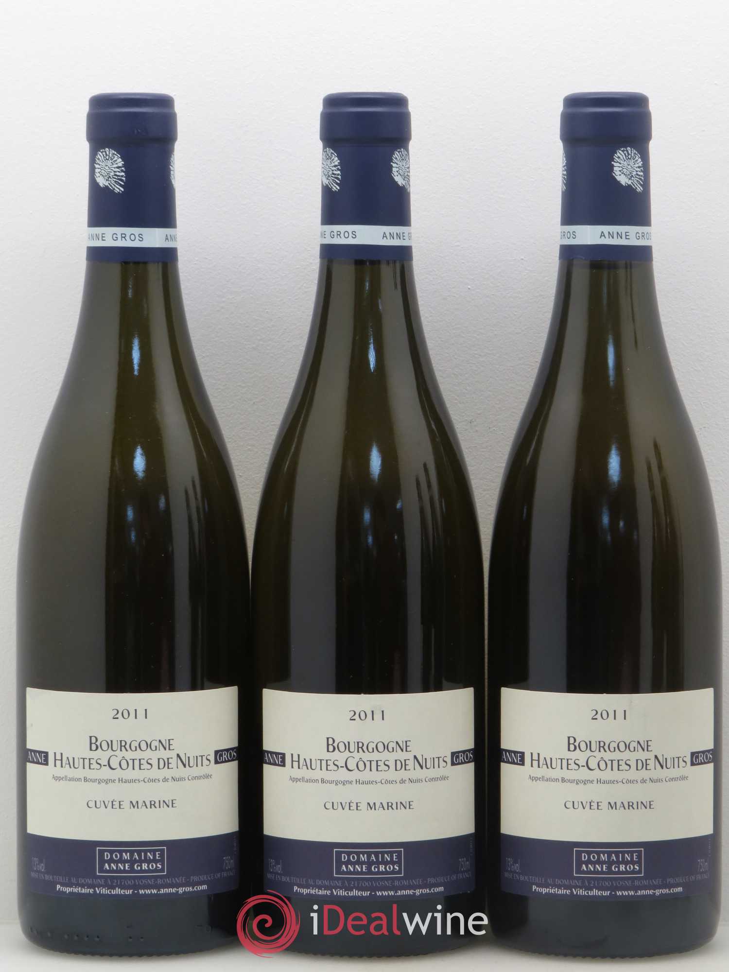 Hautes-Côtes de Nuits Cuvée Marine Anne Gros 2011 - Lot de 5 bouteilles - 1