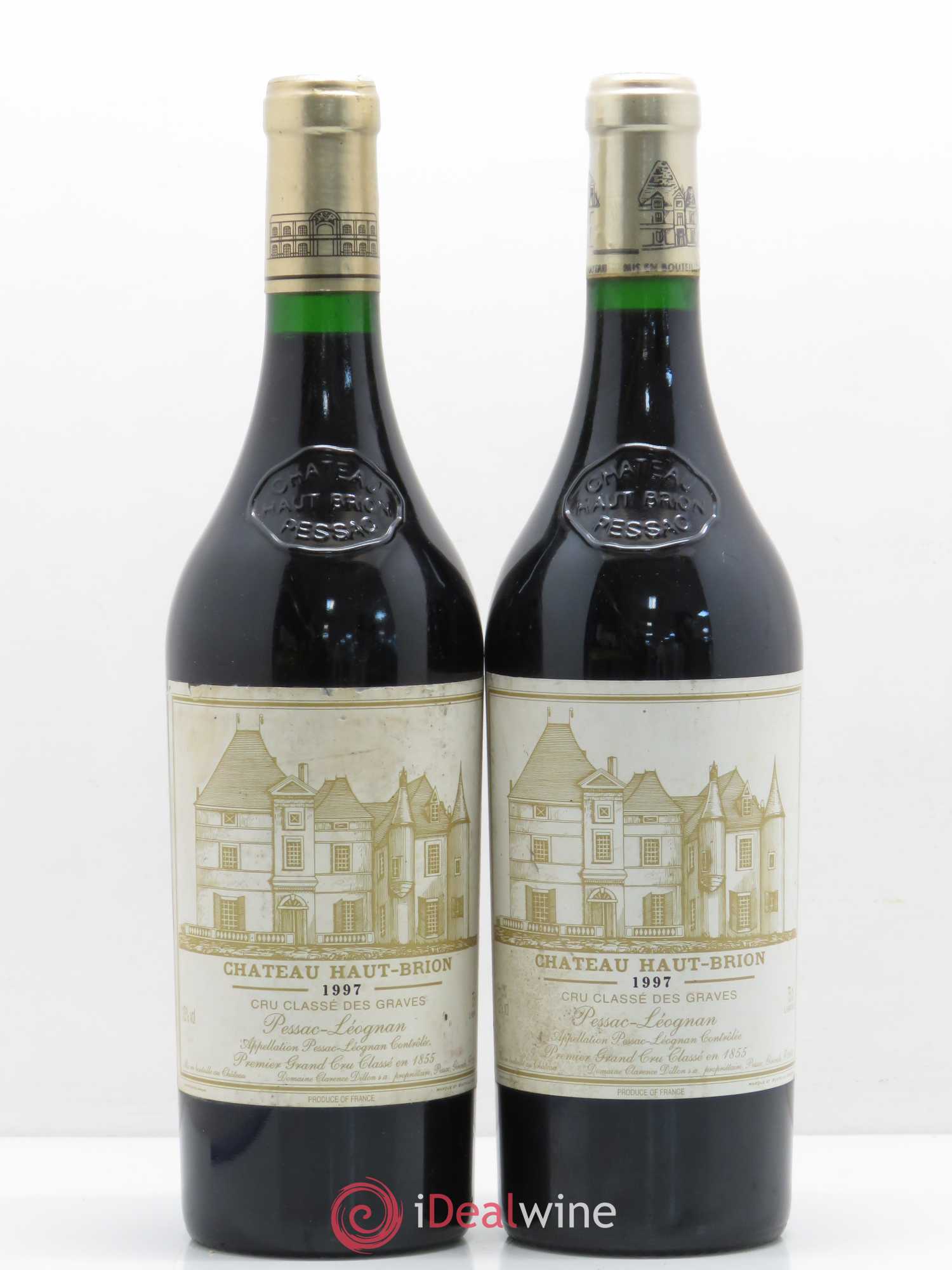 Château Haut Brion 1er Grand Cru Classé 1997 - Lot de 2 bouteilles - 0