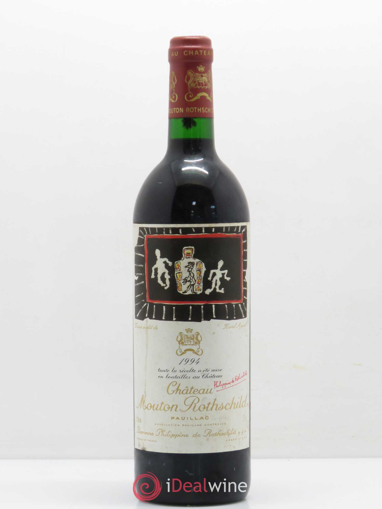 Château Mouton Rothschild 1er Grand Cru Classé 1994 - Lot de 1 bouteille - 0
