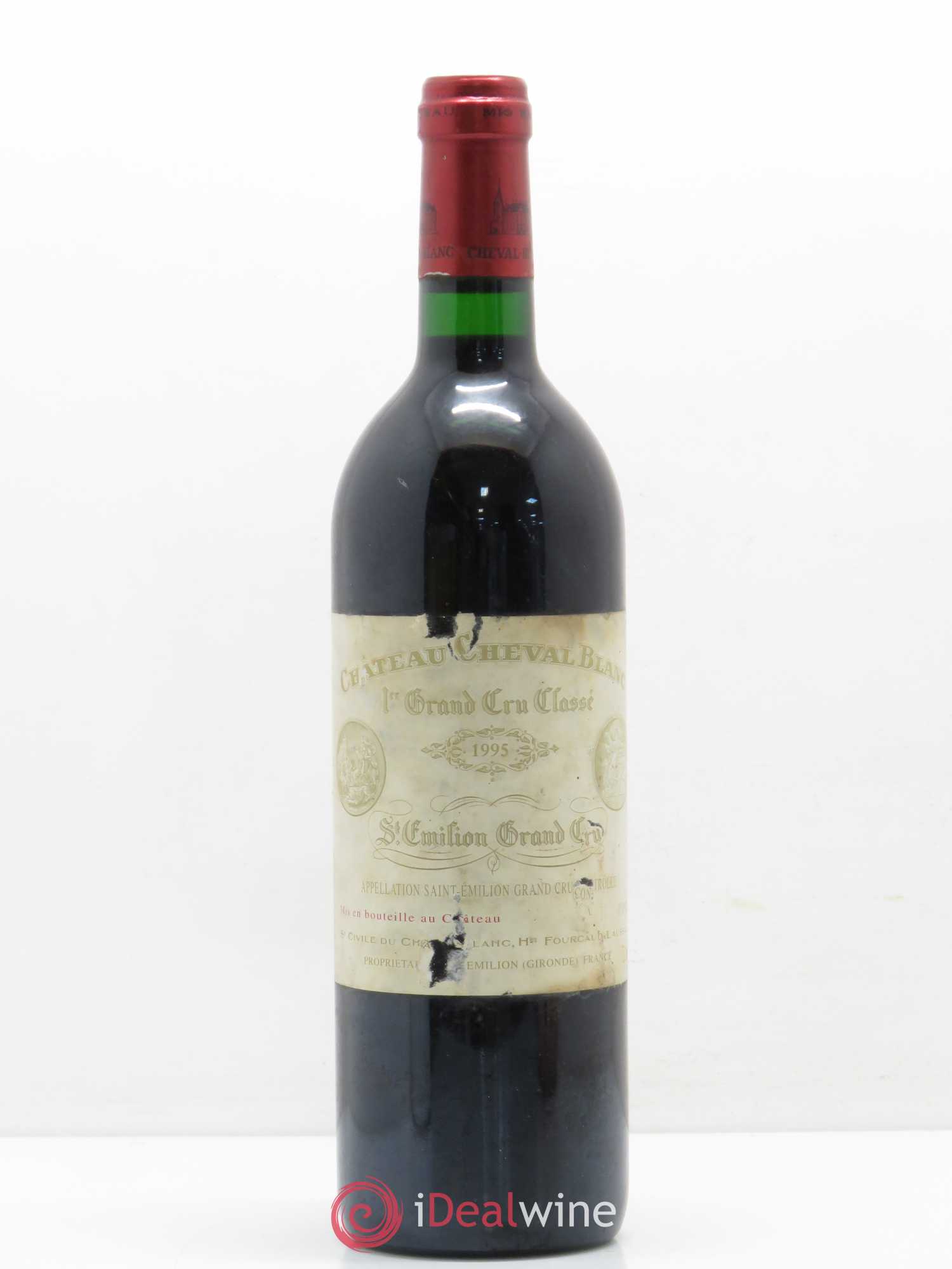 Château Cheval Blanc 1er Grand Cru Classé A 1995 - Lot de 1 bouteille - 0