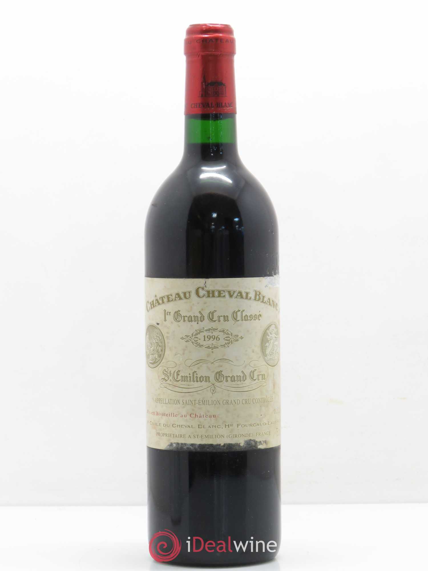Château Cheval Blanc 1er Grand Cru Classé A 1996 - Lot de 1 bouteille - 0