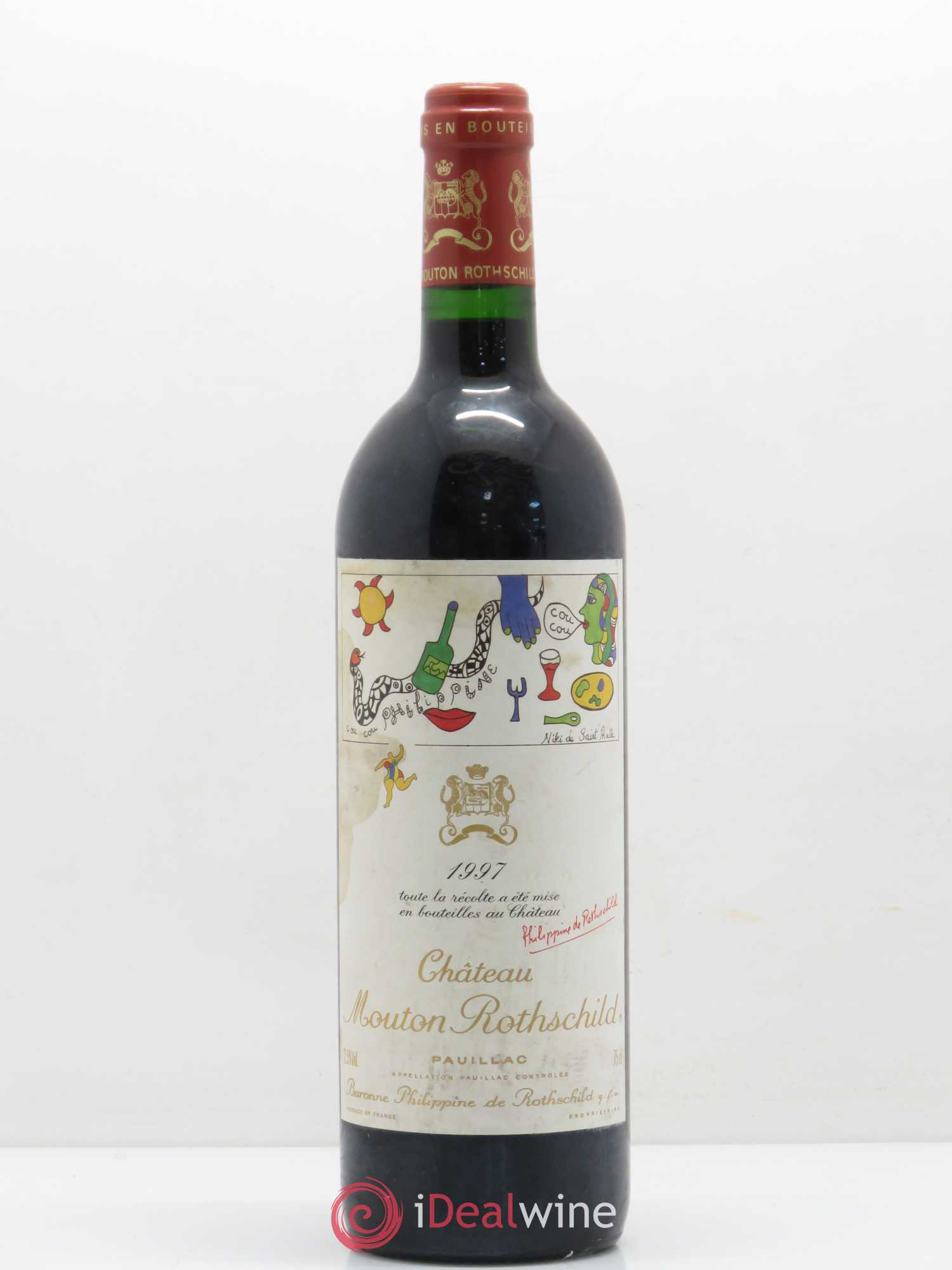 Château Mouton Rothschild 1er Grand Cru Classé 1997 - Lot de 1 bouteille - 0