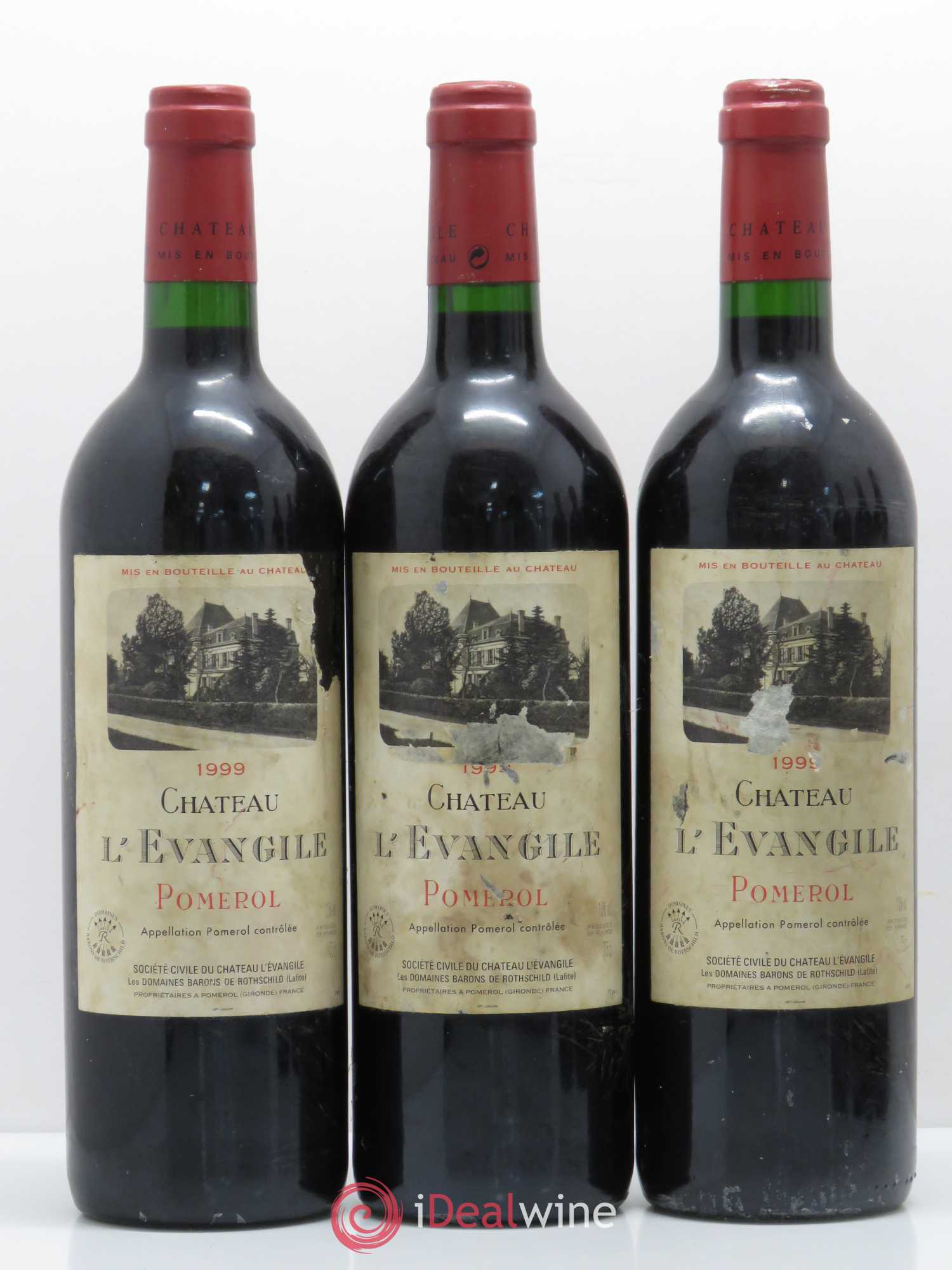 Château l' Évangile 1999 - Lot de 6 bouteilles - 1