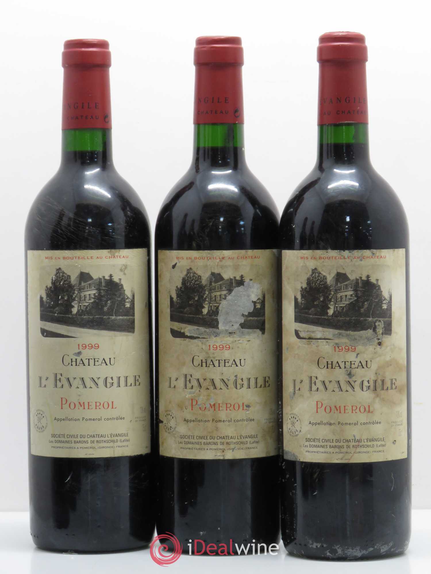 Château l' Évangile 1999 - Lot de 6 bouteilles - 2