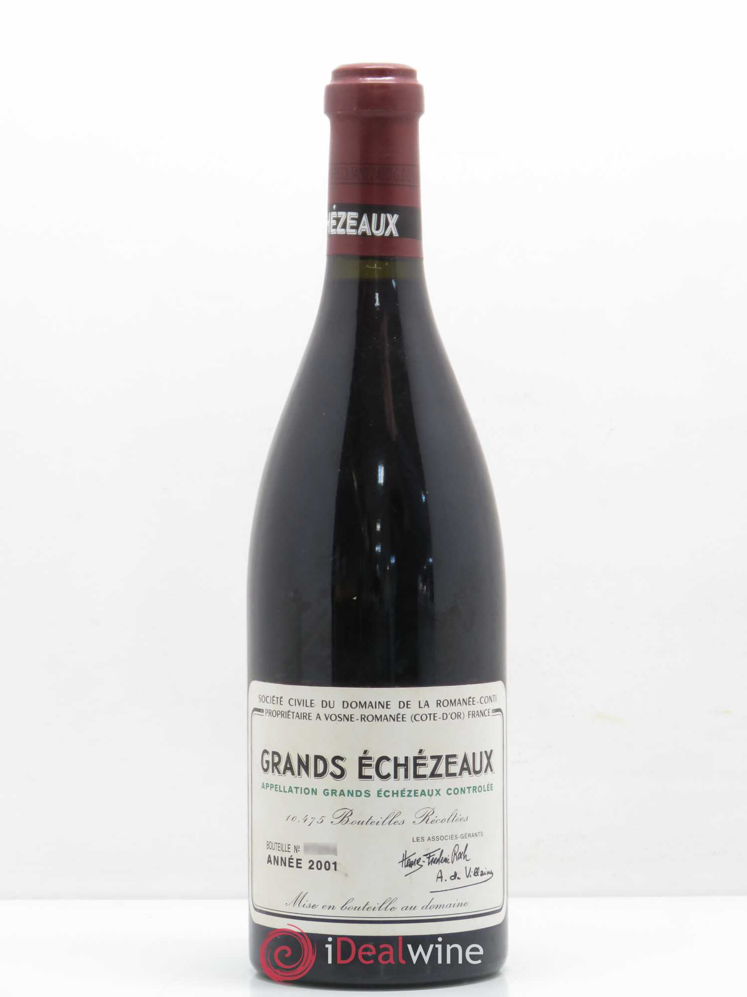Grands-Echezeaux Grand Cru Domaine de la Romanée-Conti 2001 - Lot de 1 bouteille - 0