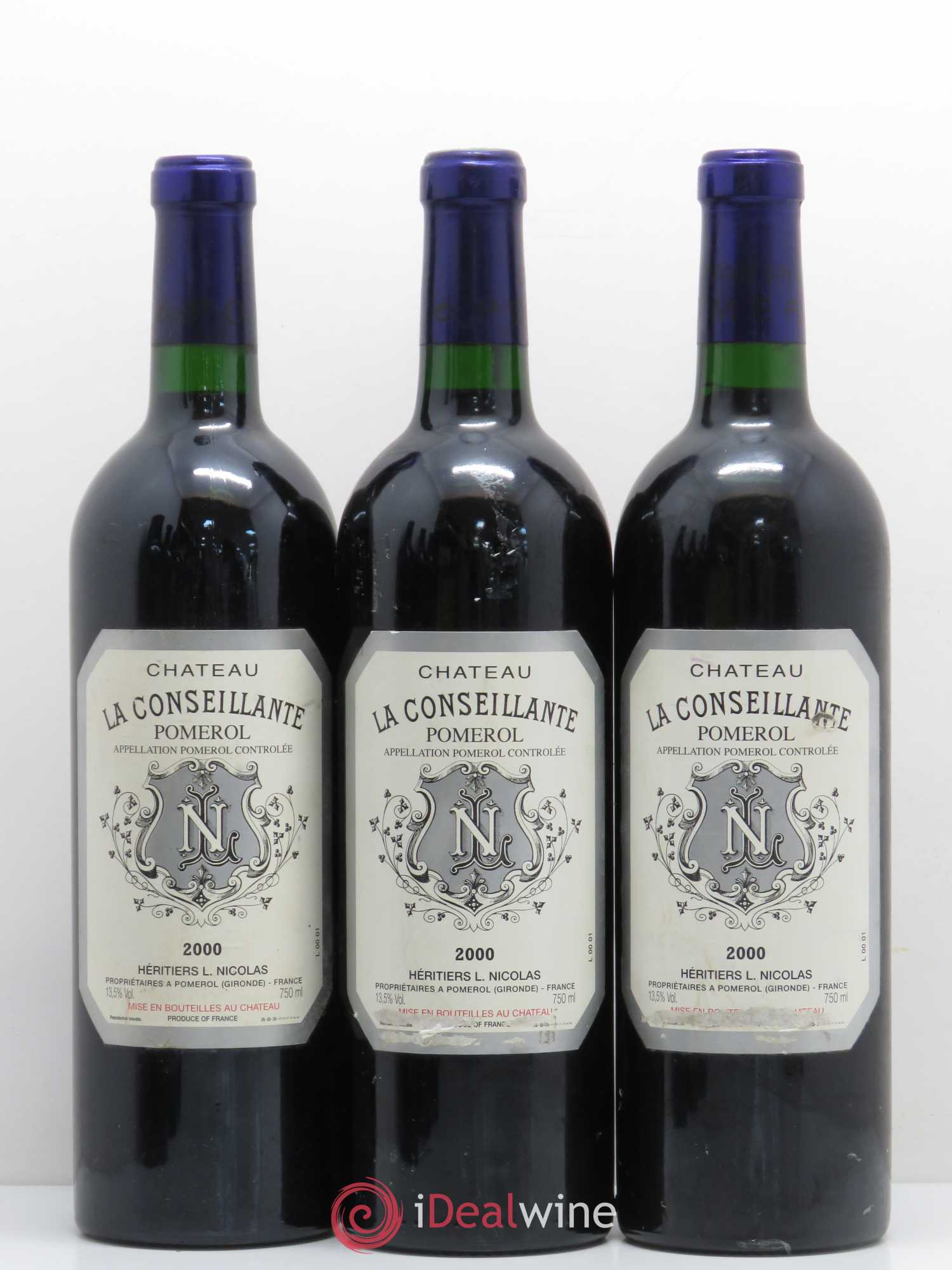 Château la Conseillante 2000 - Lot de 6 bouteilles - 1