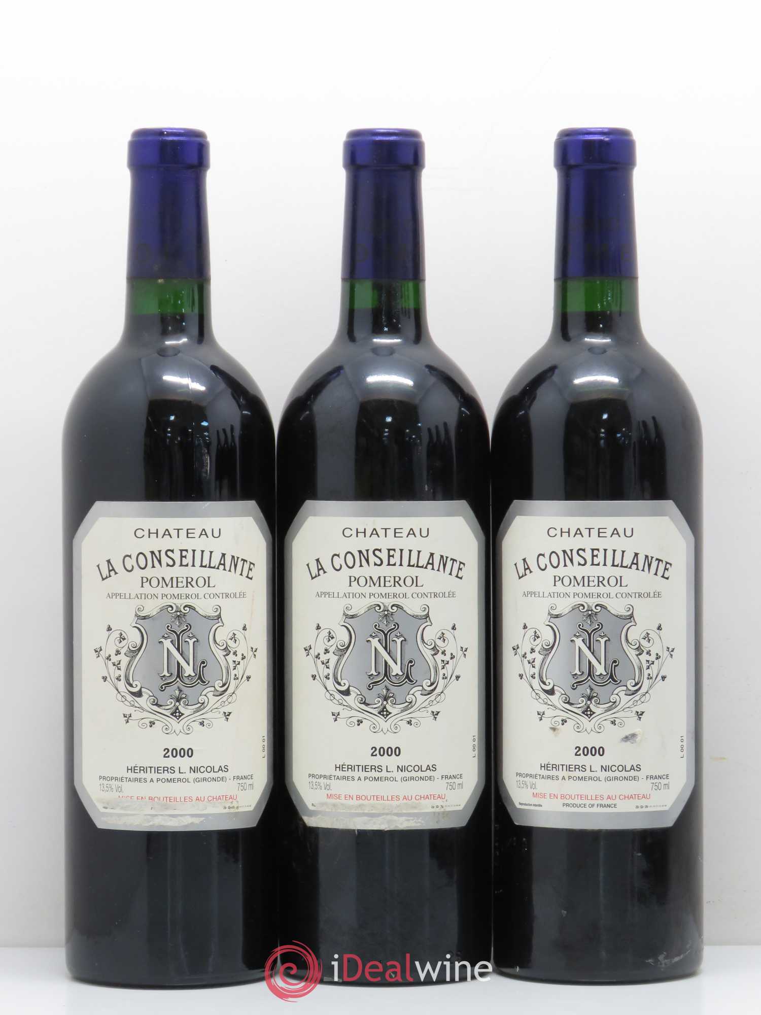 Château la Conseillante 2000 - Lot de 6 bouteilles - 2