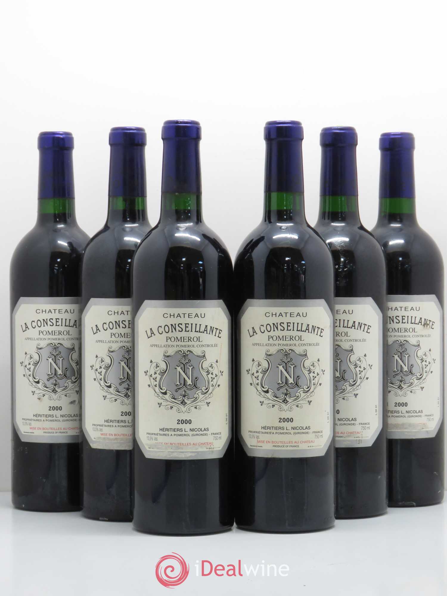 Château la Conseillante 2000 - Lot de 6 bouteilles - 0