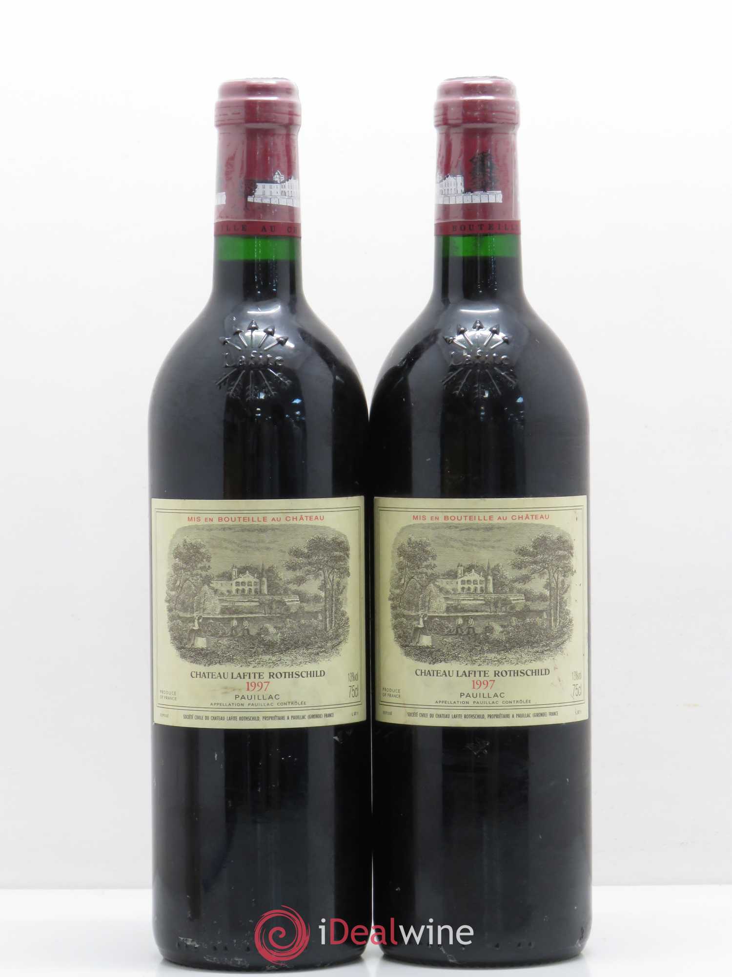 Château Lafite Rothschild 1er Grand Cru Classé 1997 - Lot de 2 bouteilles - 0