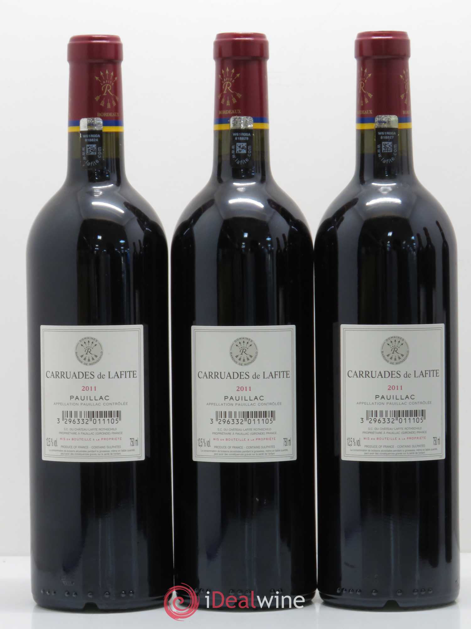 Carruades de Lafite Rothschild Second Vin 2011 - Lot de 6 bouteilles - 2