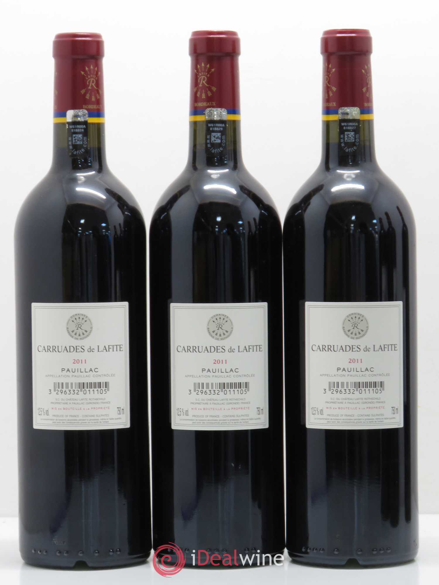 Carruades de Lafite Rothschild Second Vin 2011 - Lot de 6 bouteilles - 4