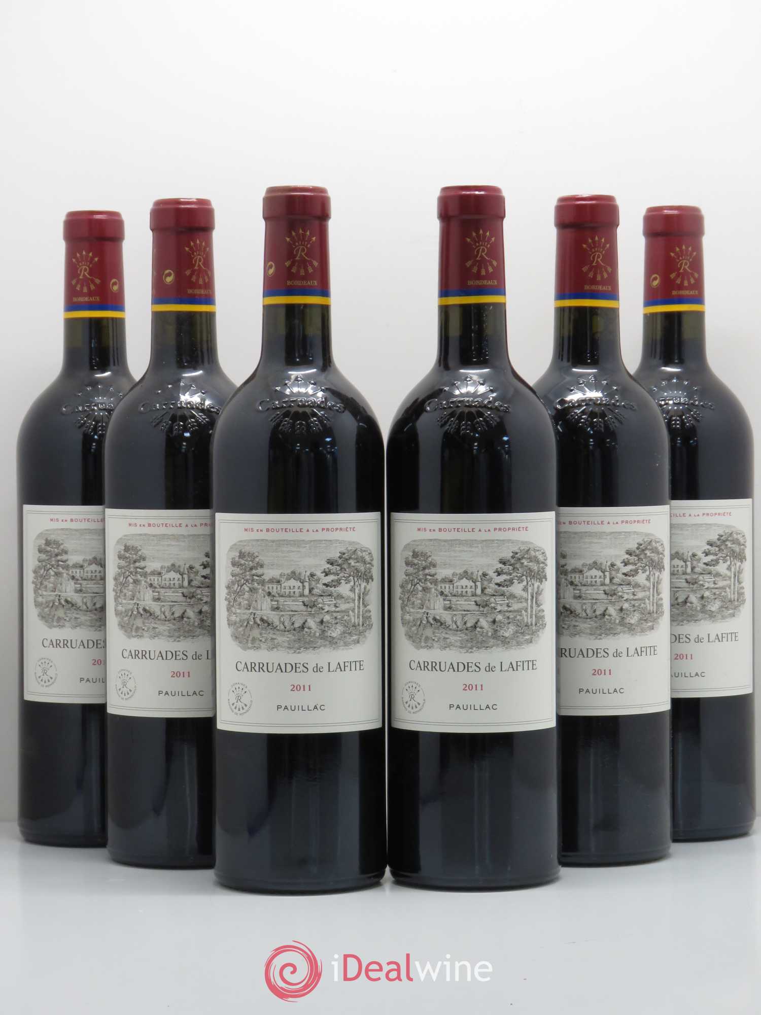 Carruades de Lafite Rothschild Second Vin 2011 - Lot de 6 bouteilles - 0