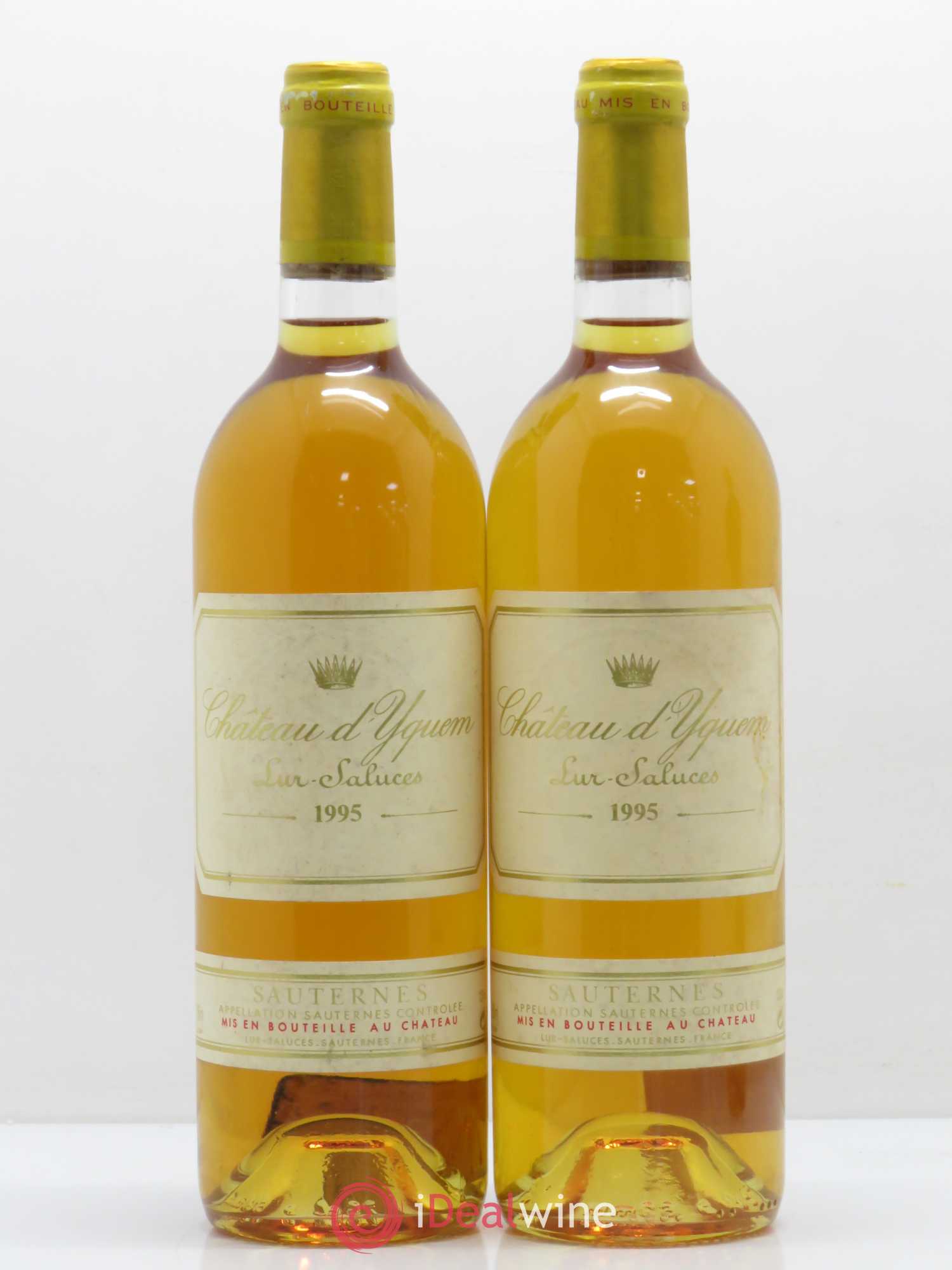 Château d' Yquem 1er Cru Classé Supérieur 1995 - Lotto di 2 bottiglie - 0