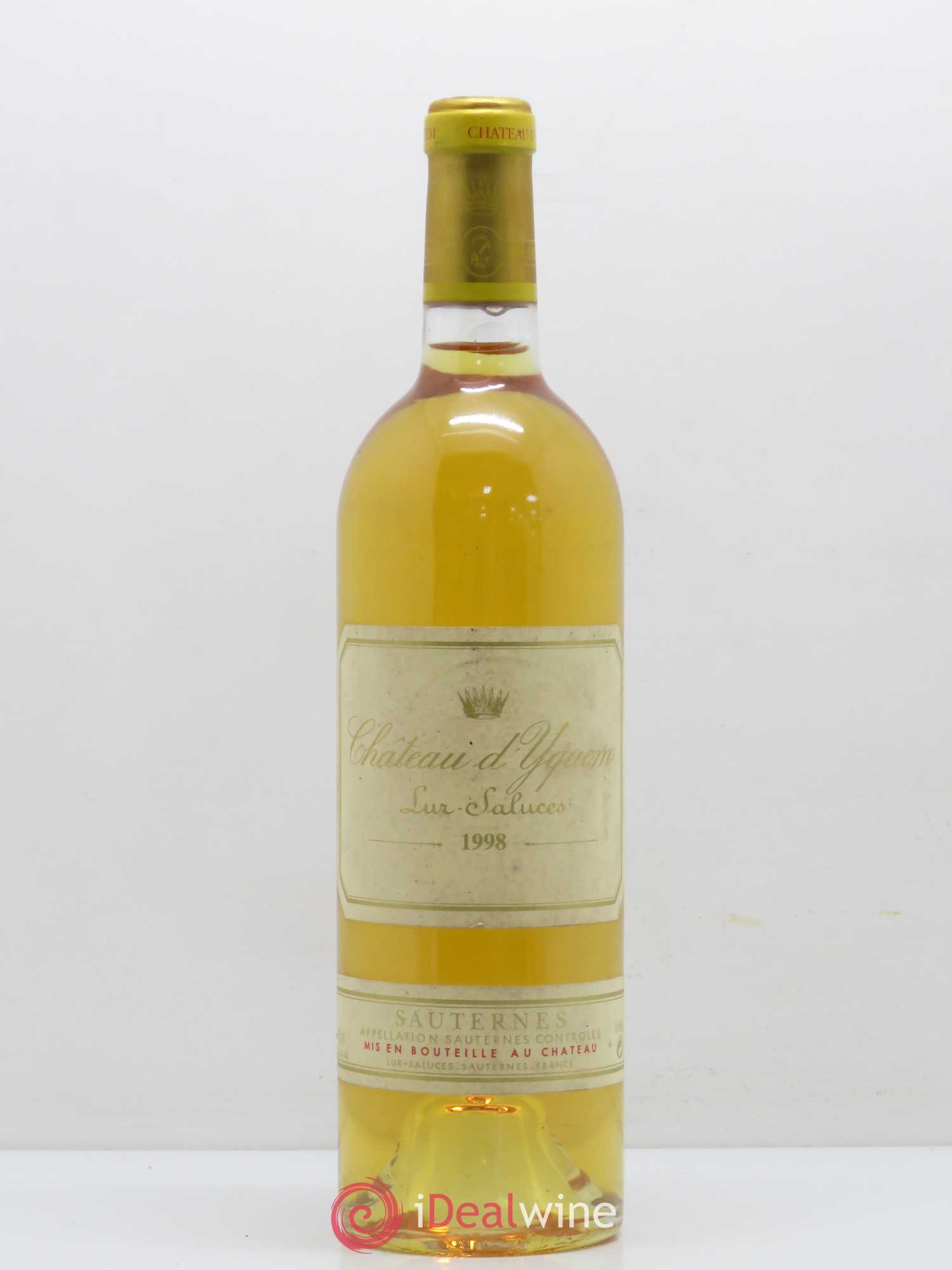 Château d' Yquem 1er Cru Classé Supérieur 1998 - Lot de 1 bouteille - 0