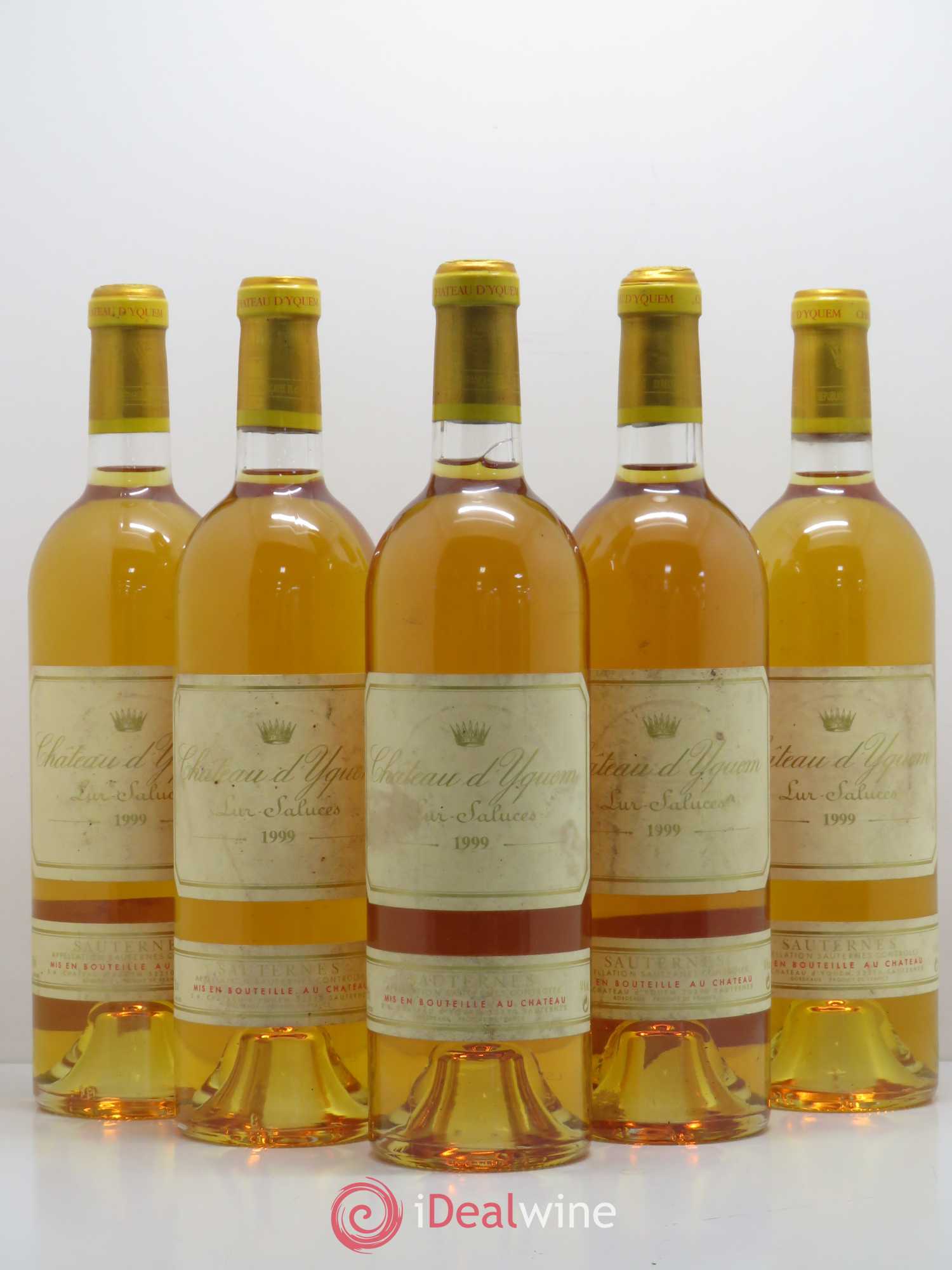 Château d' Yquem 1er Cru Classé Supérieur 1999 - Lotto di 5 bottiglie - 0